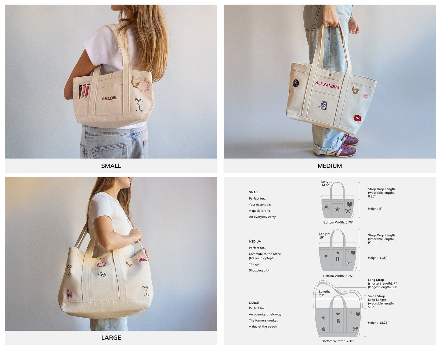 Medium Custom Icon Tote - Medium
