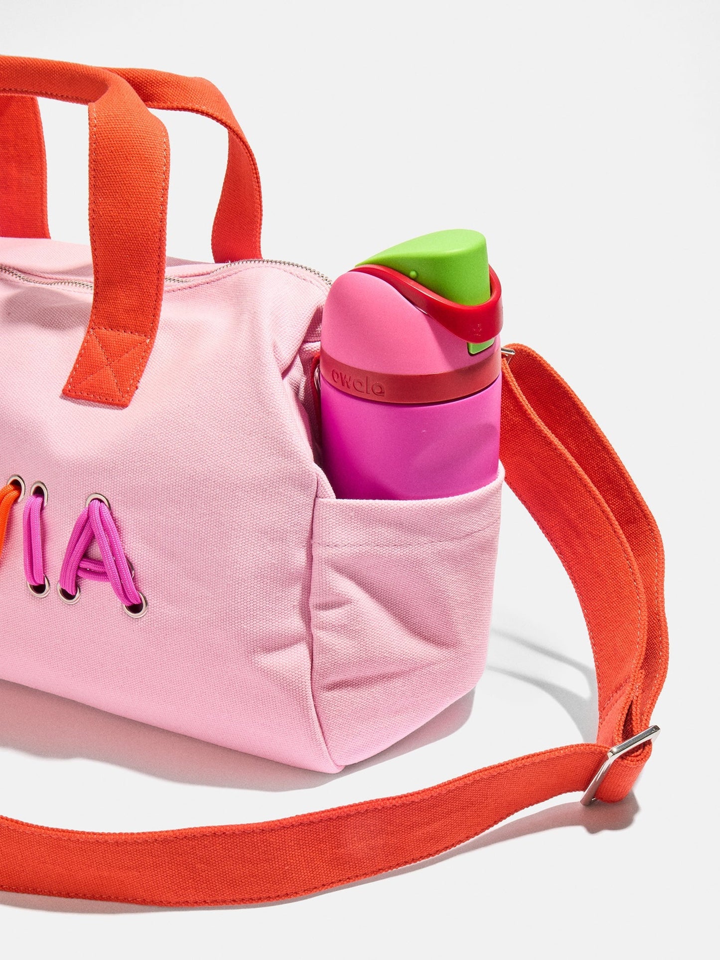 Thready to Go Kids' Custom Duffle - Pink/Red Multi