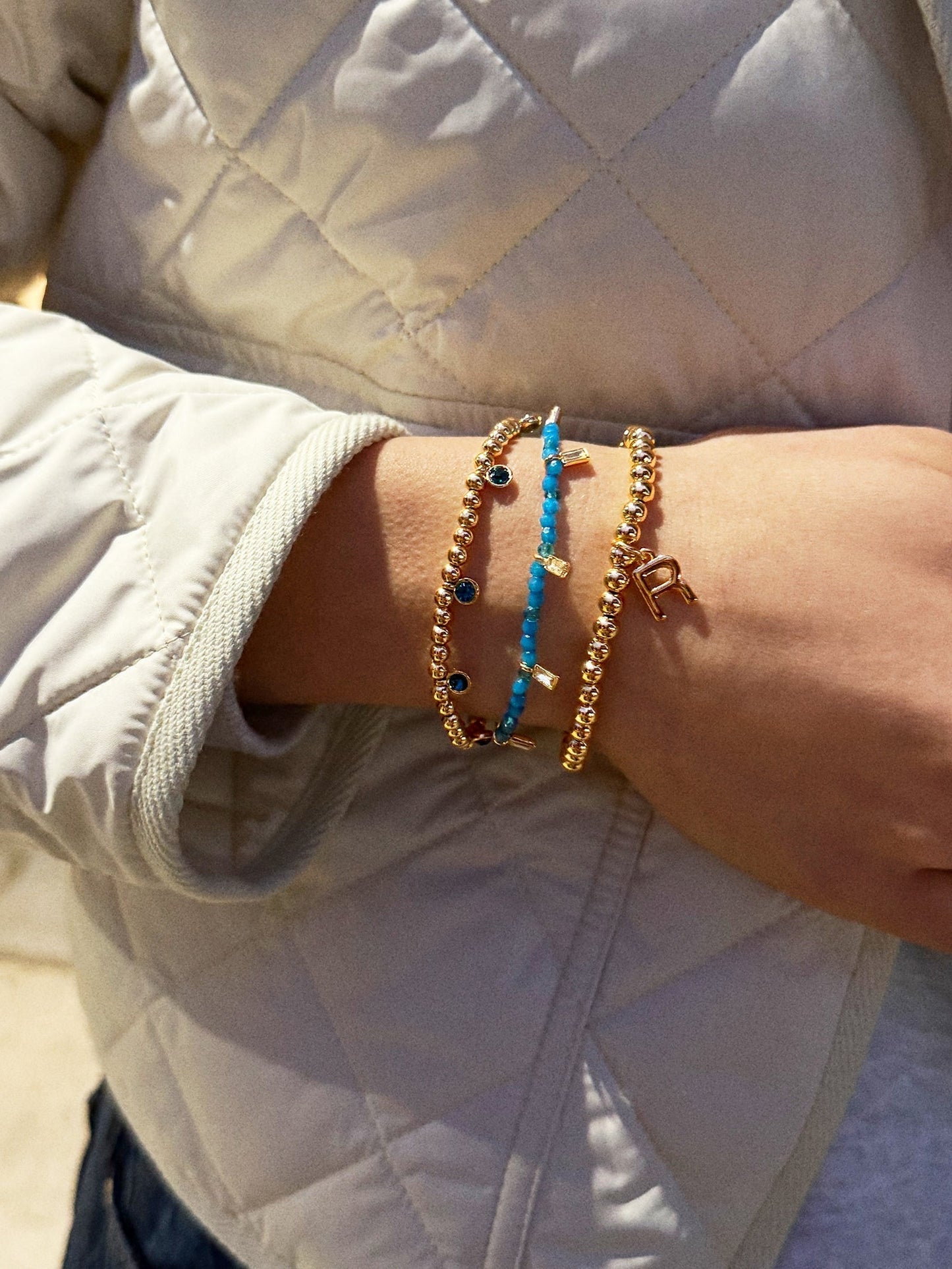 Birthstone Pisa Bracelet - Peridot