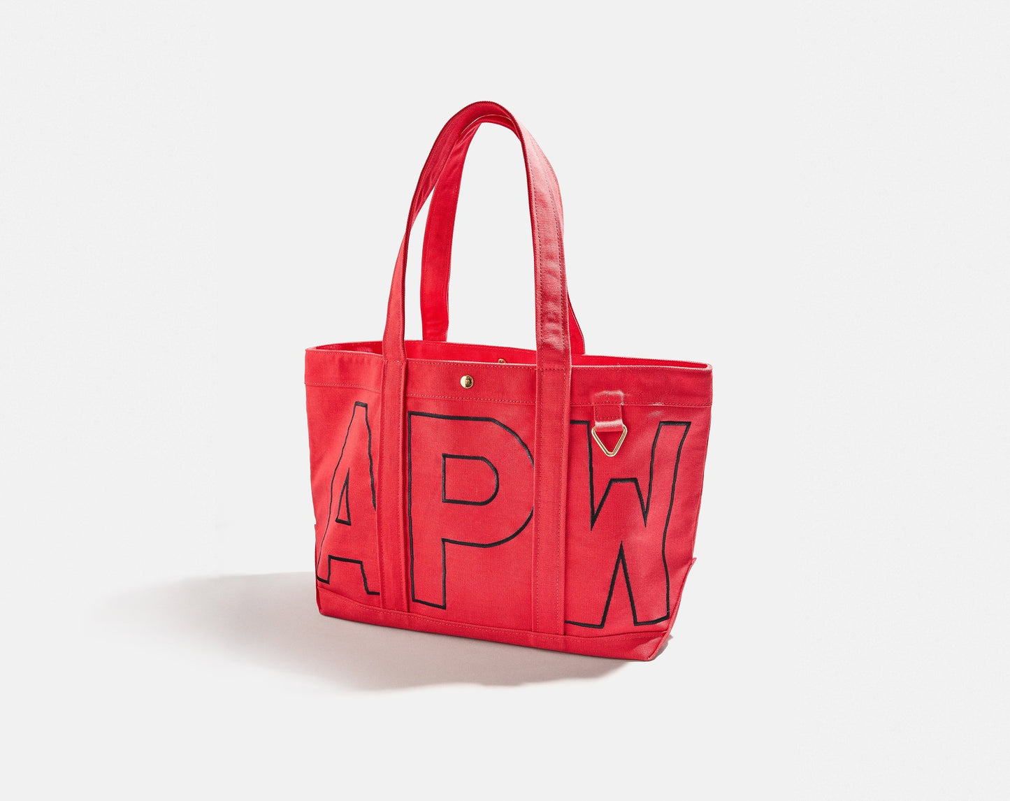 Solid Custom Alpha Tote - Cherry Red