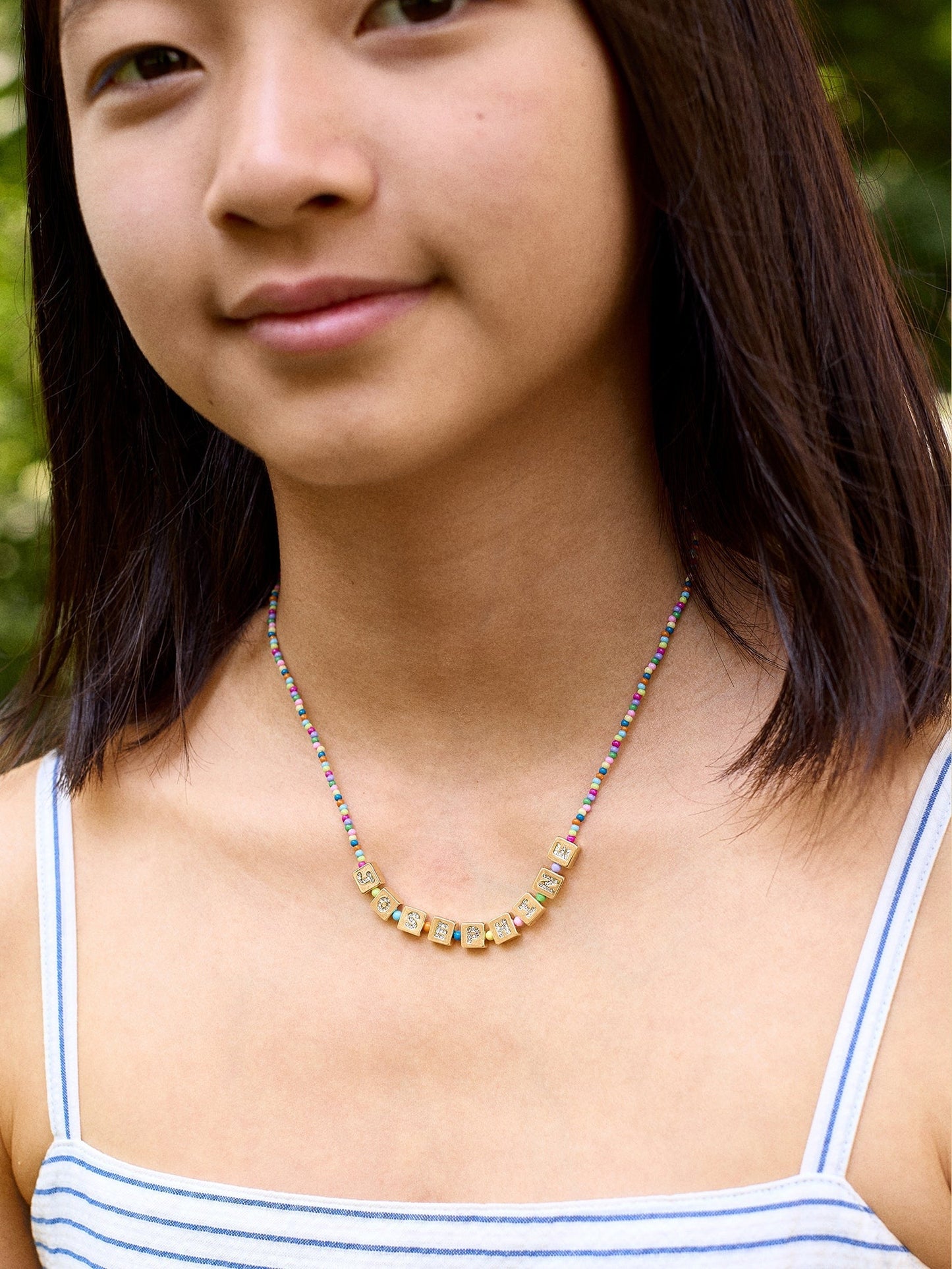 Beaded Kids' Custom Necklace - Multi