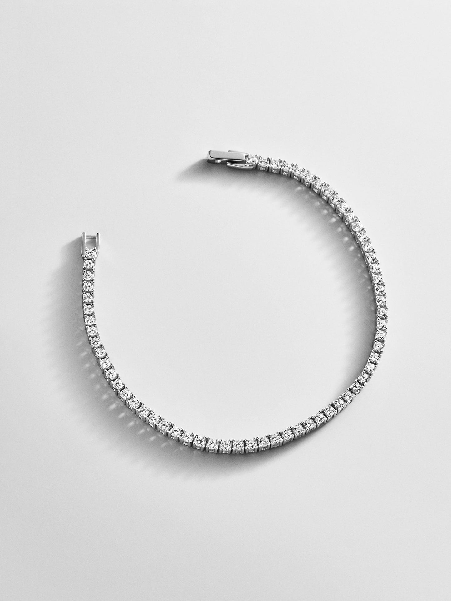 Billie Sterling Silver Tennis Bracelet - Sterling Silver