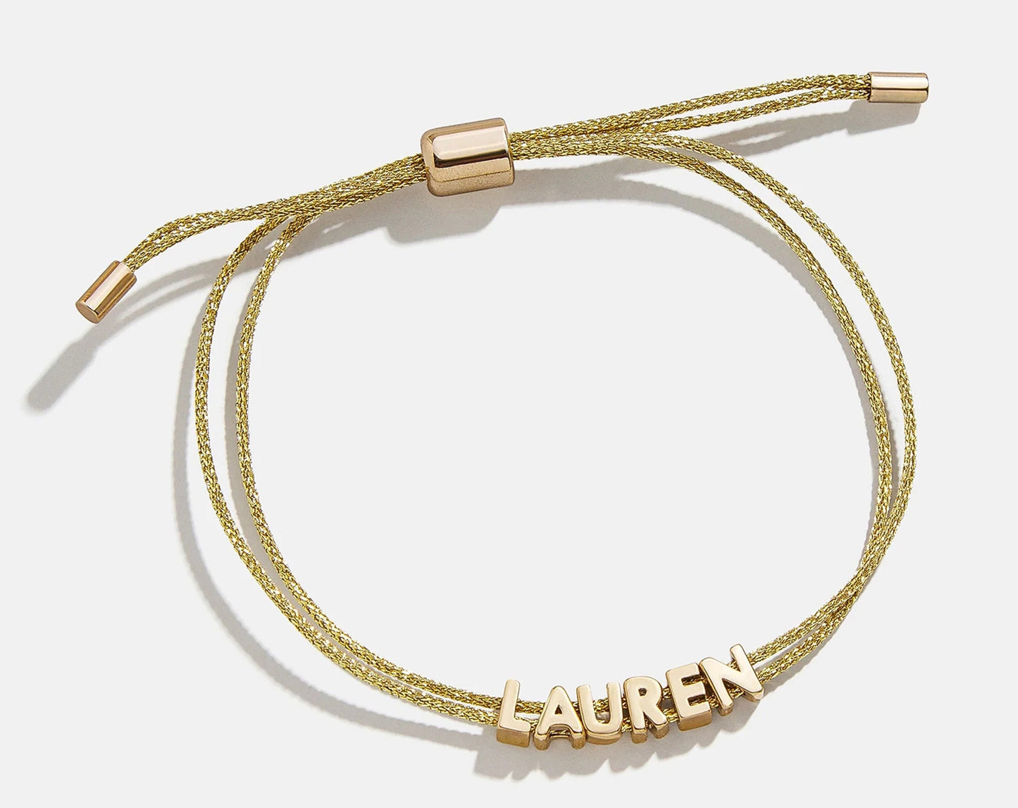 Custom Cord Bracelet - Gold