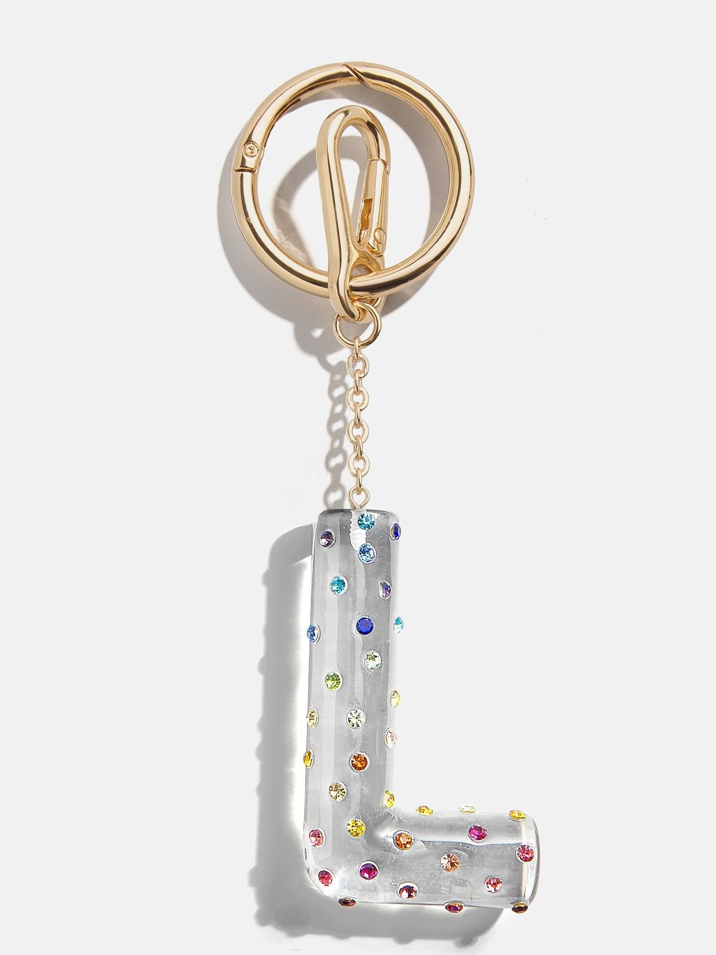 Confetti Initial Bag Charm - Multi