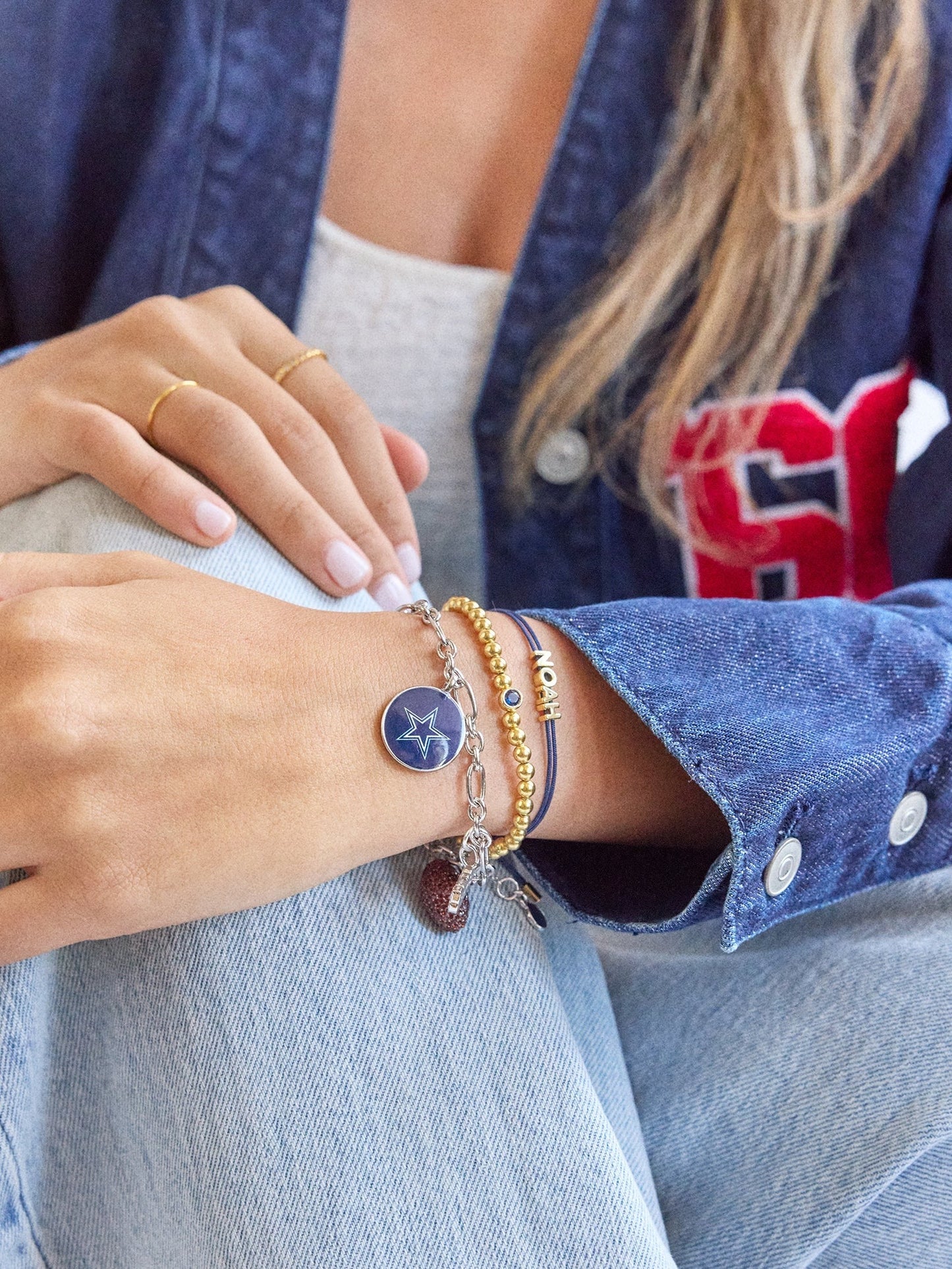 NFL Charm Bracelet - Dallas Cowboys