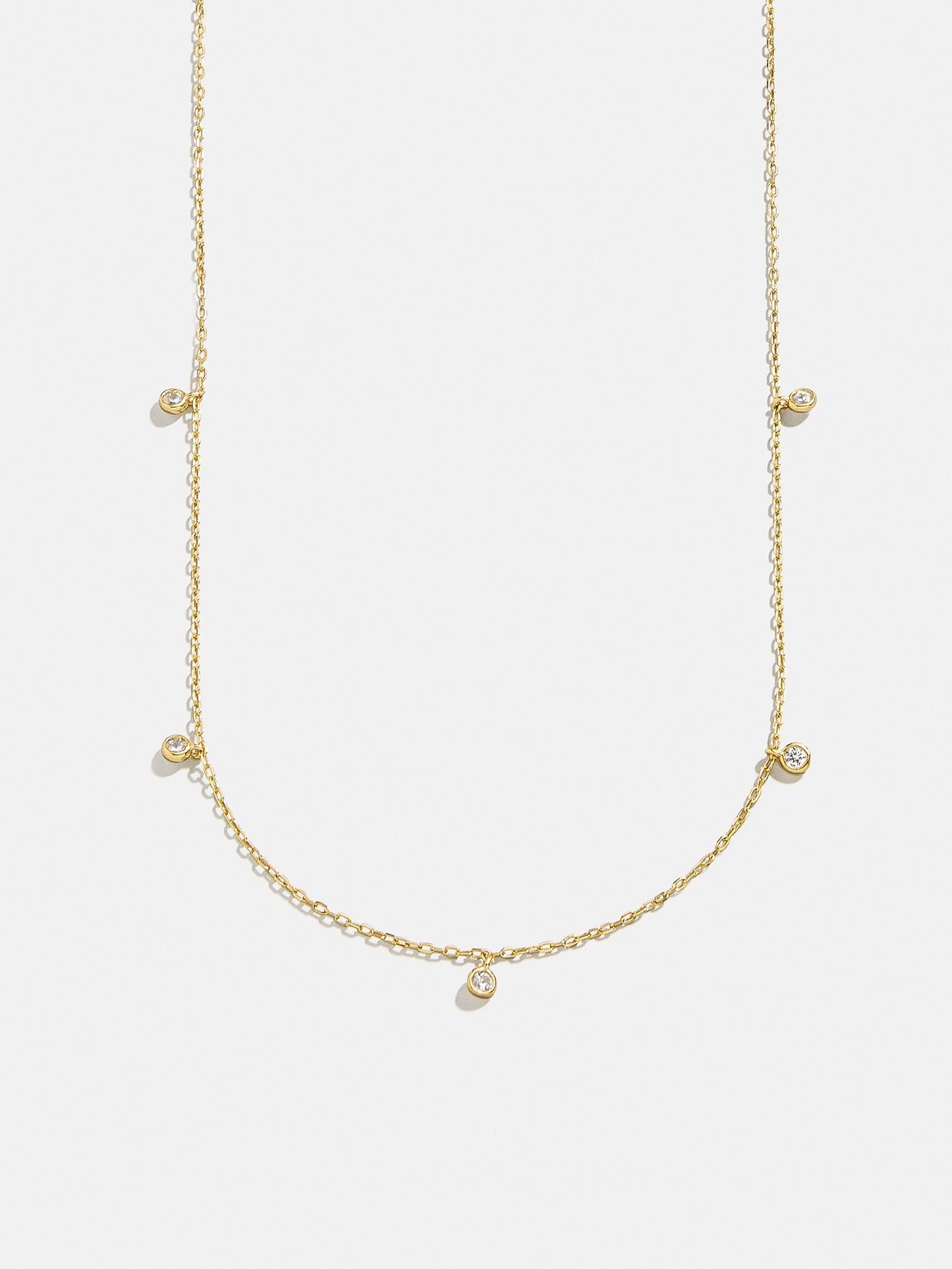 Clio 18K Gold Necklace - Gold/Pavé