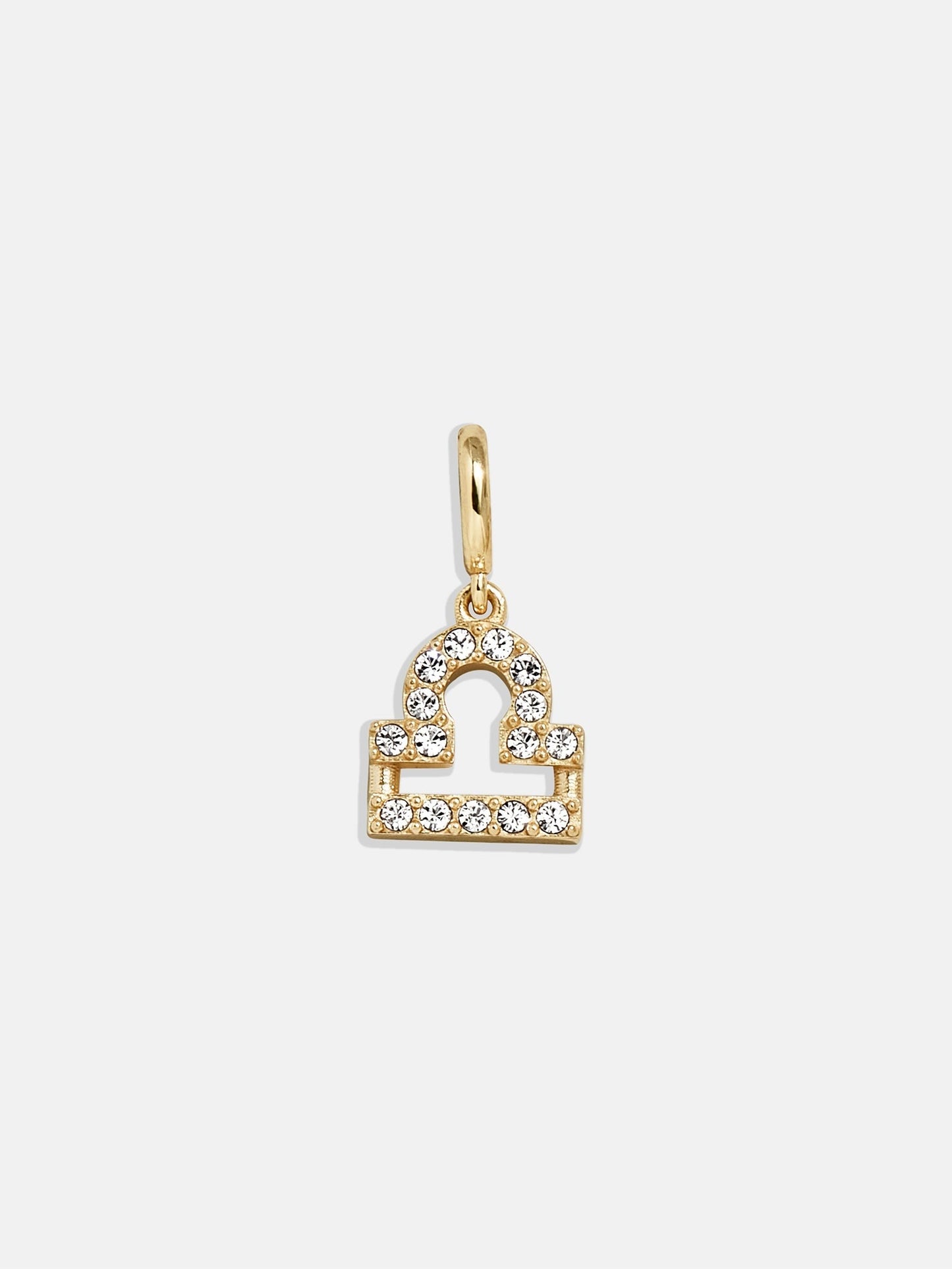 Pavé Zodiac Symbol Cluster Charm - Libra