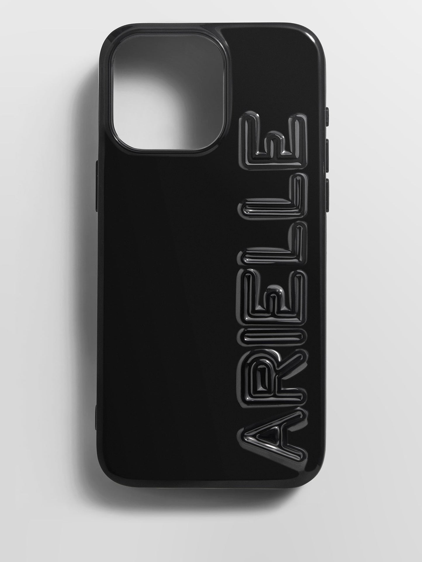 Fine Line Custom iPhone Case - Black/Black