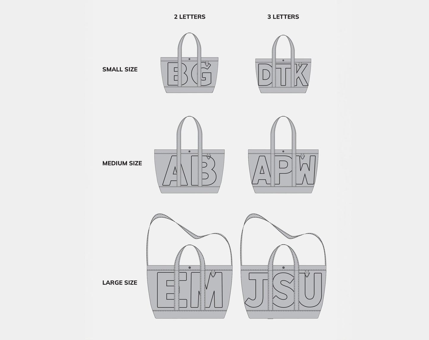 Solid Custom Alpha Tote - Dusty Blue
