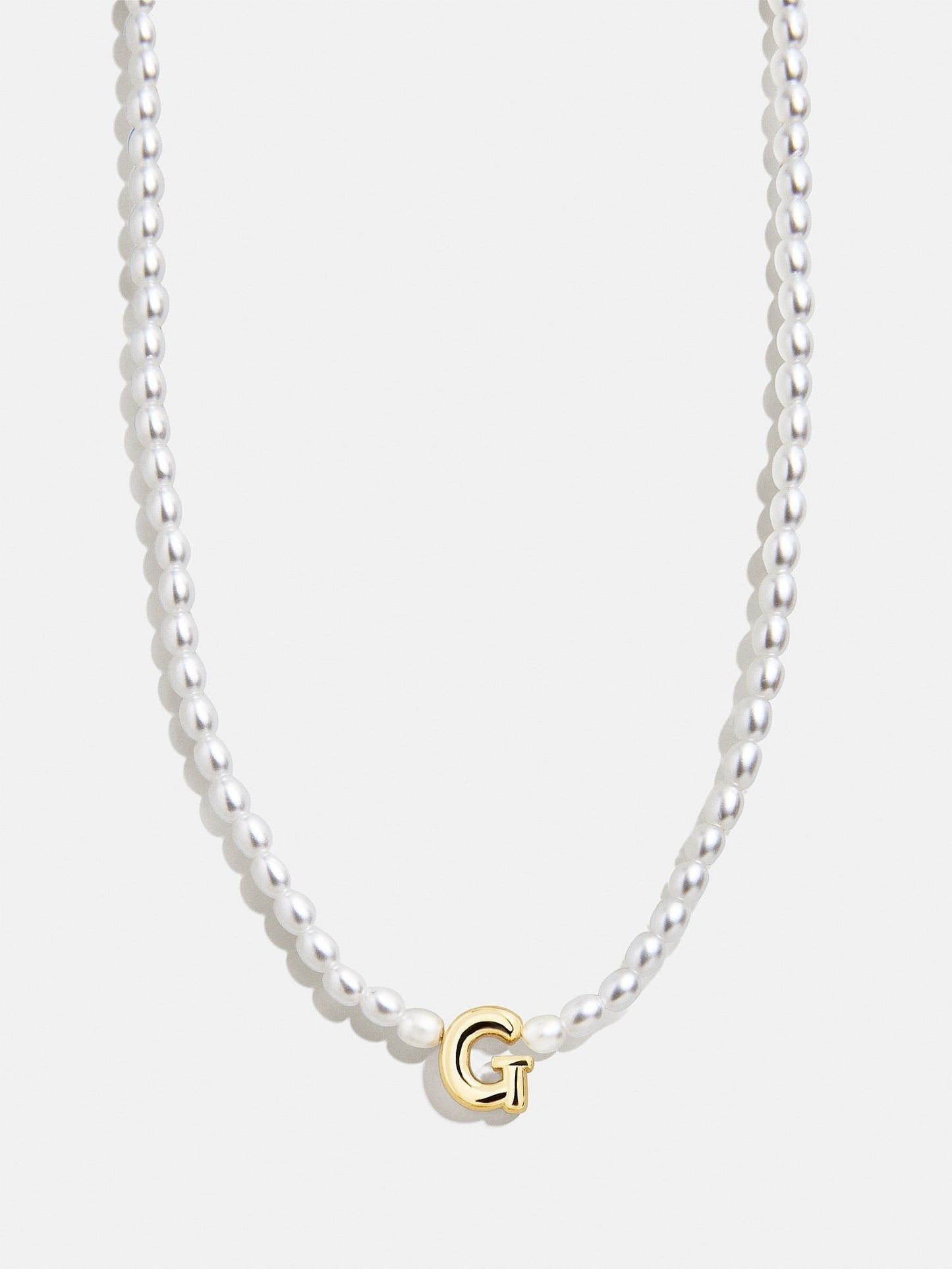 Playful Pearls Kids’ Initial Necklace - Gold/Pearl