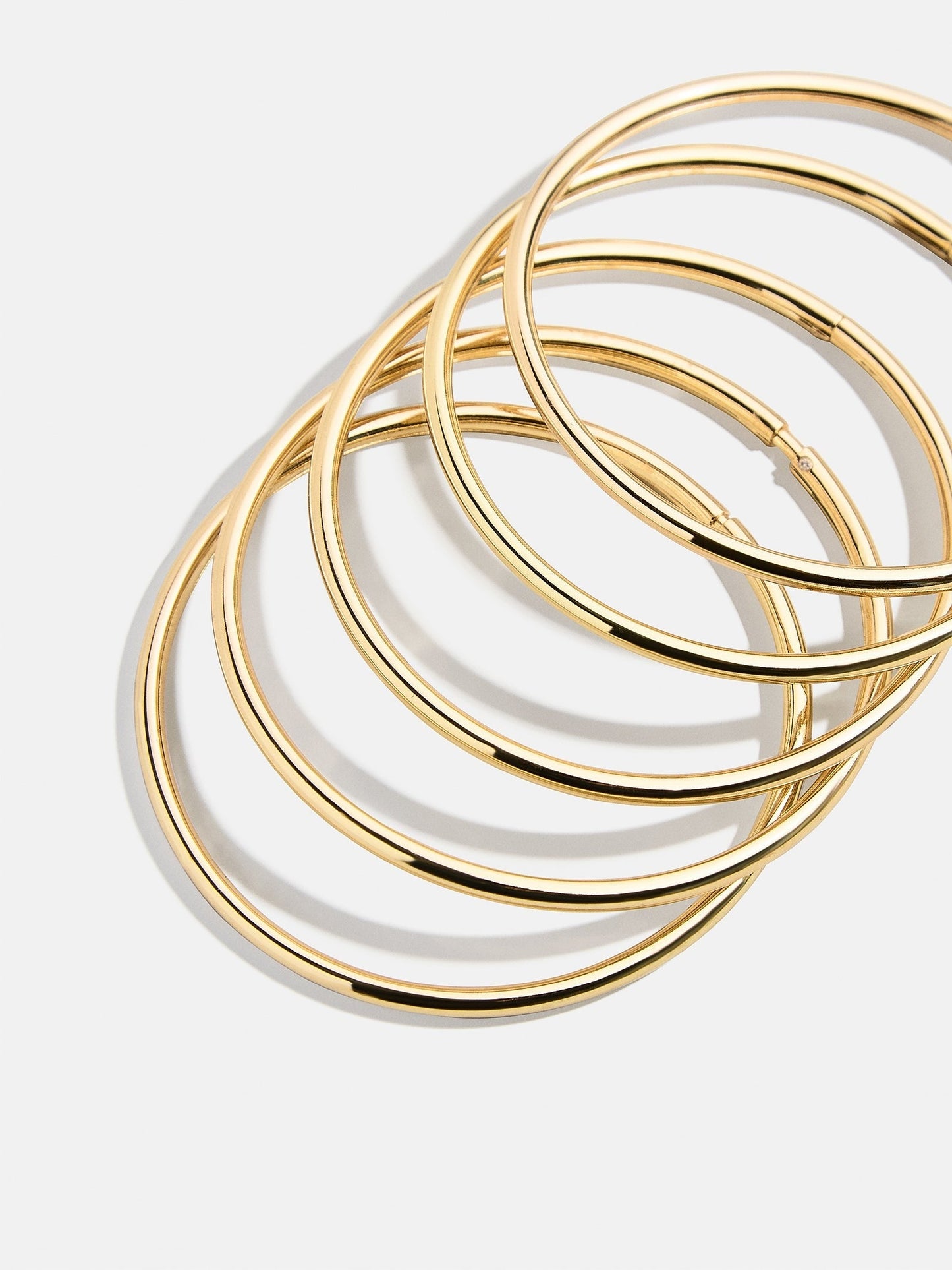 Alexia Bangle Bracelet Set - Gold