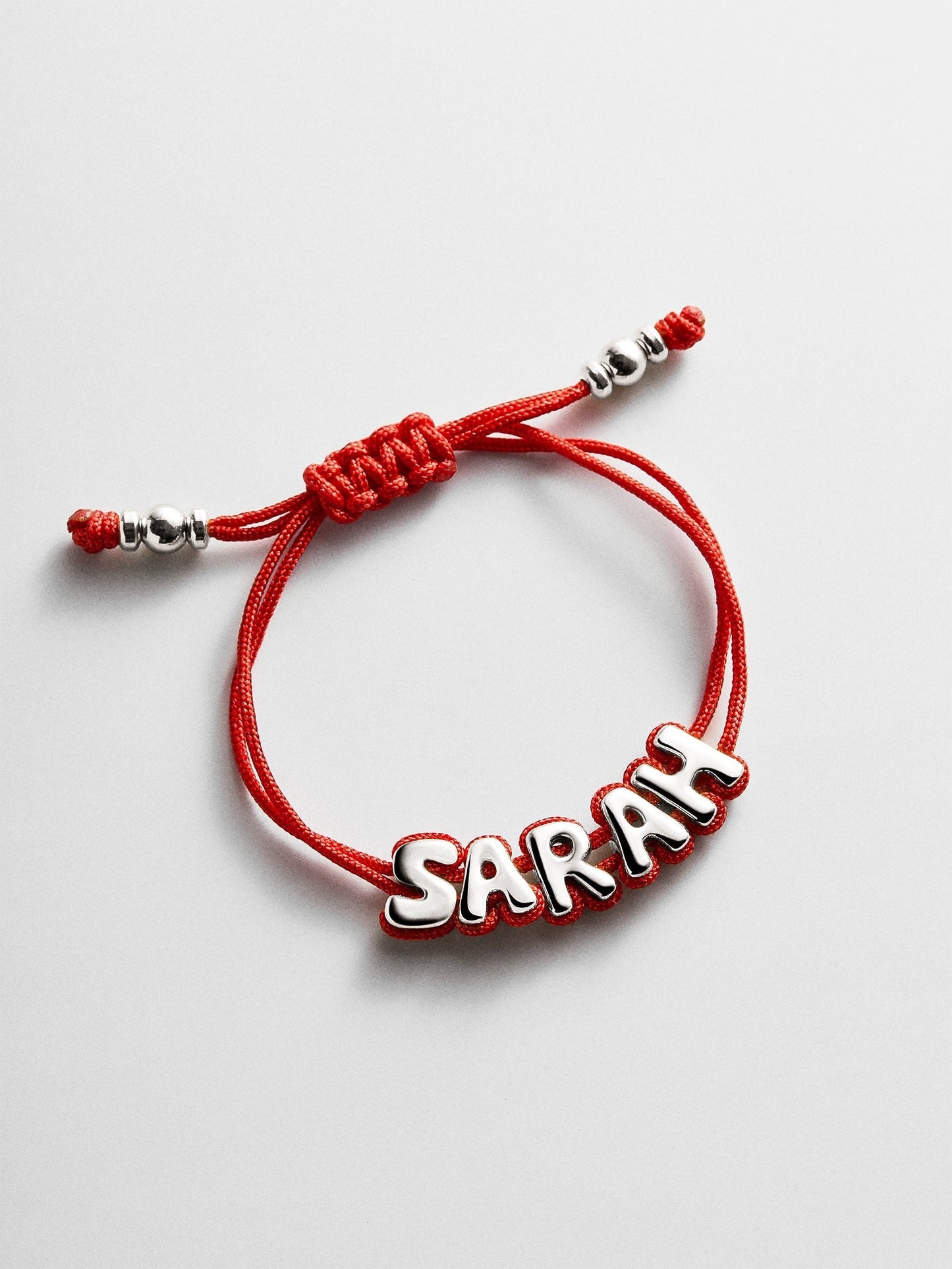 Wrapped Up Bubble Waterproof Custom Cord Bracelet - Red