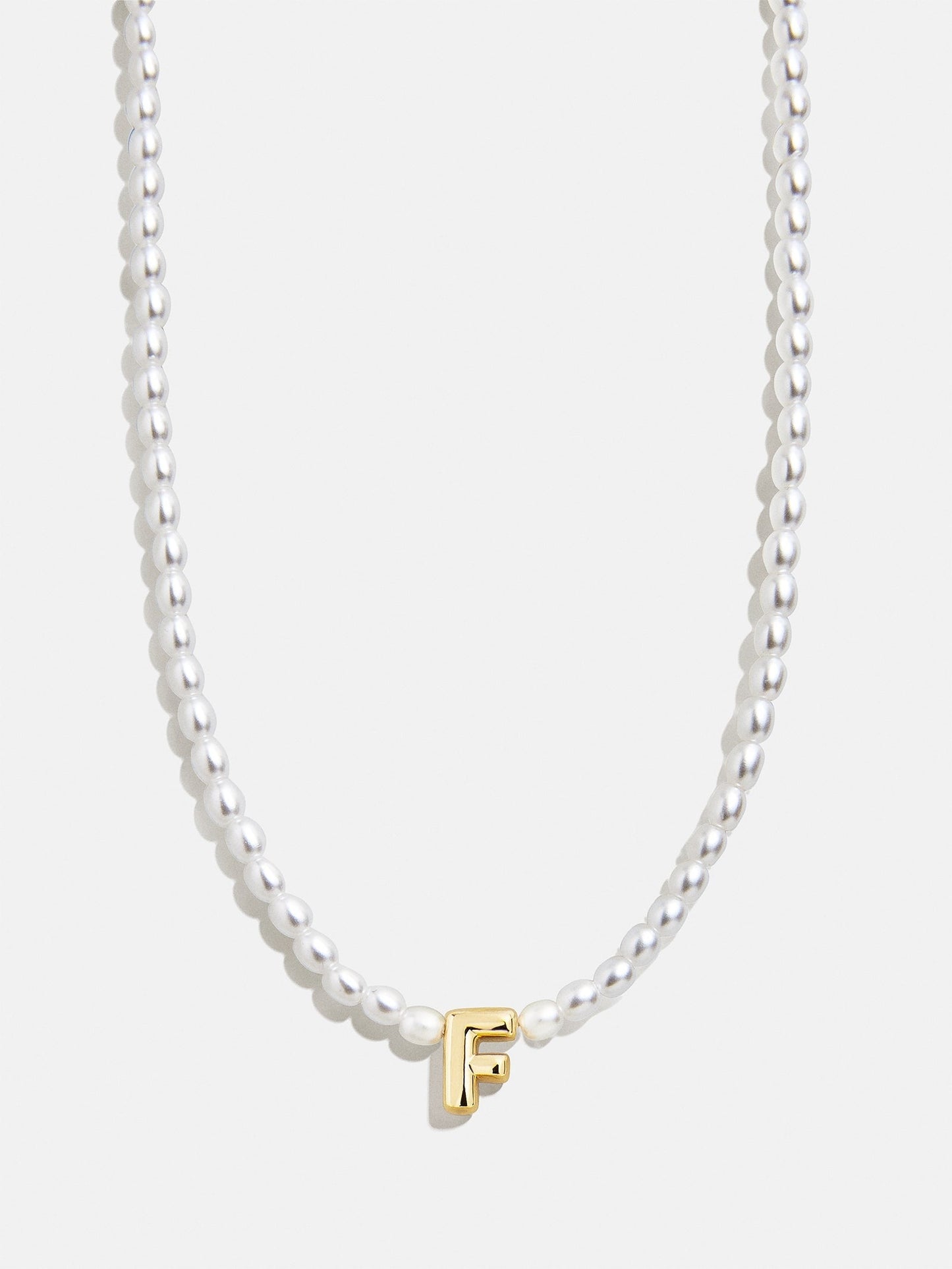 Playful Pearls Kids’ Initial Necklace - Gold/Pearl