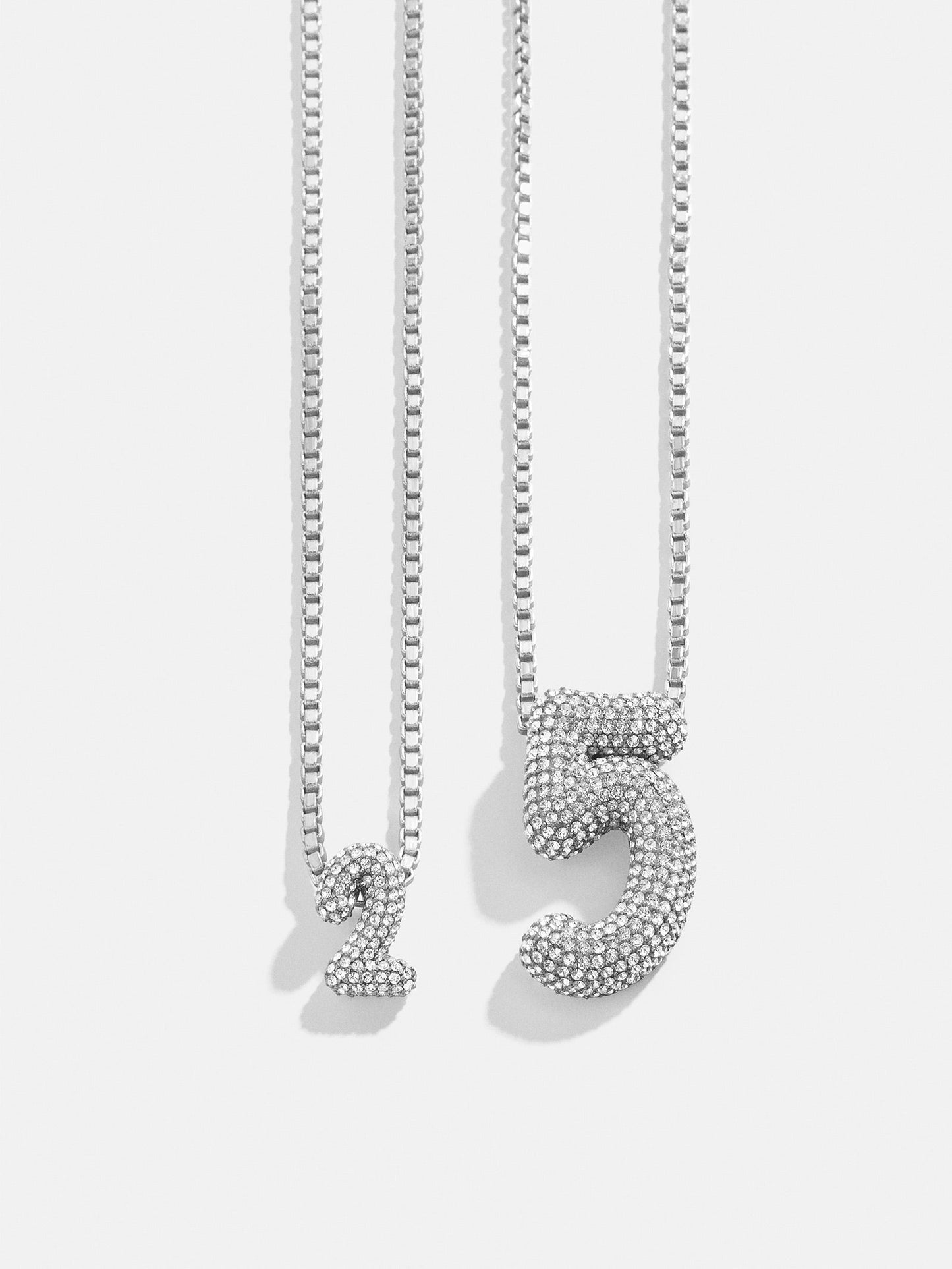 Lucky Number Bubble Necklace - Single Digit