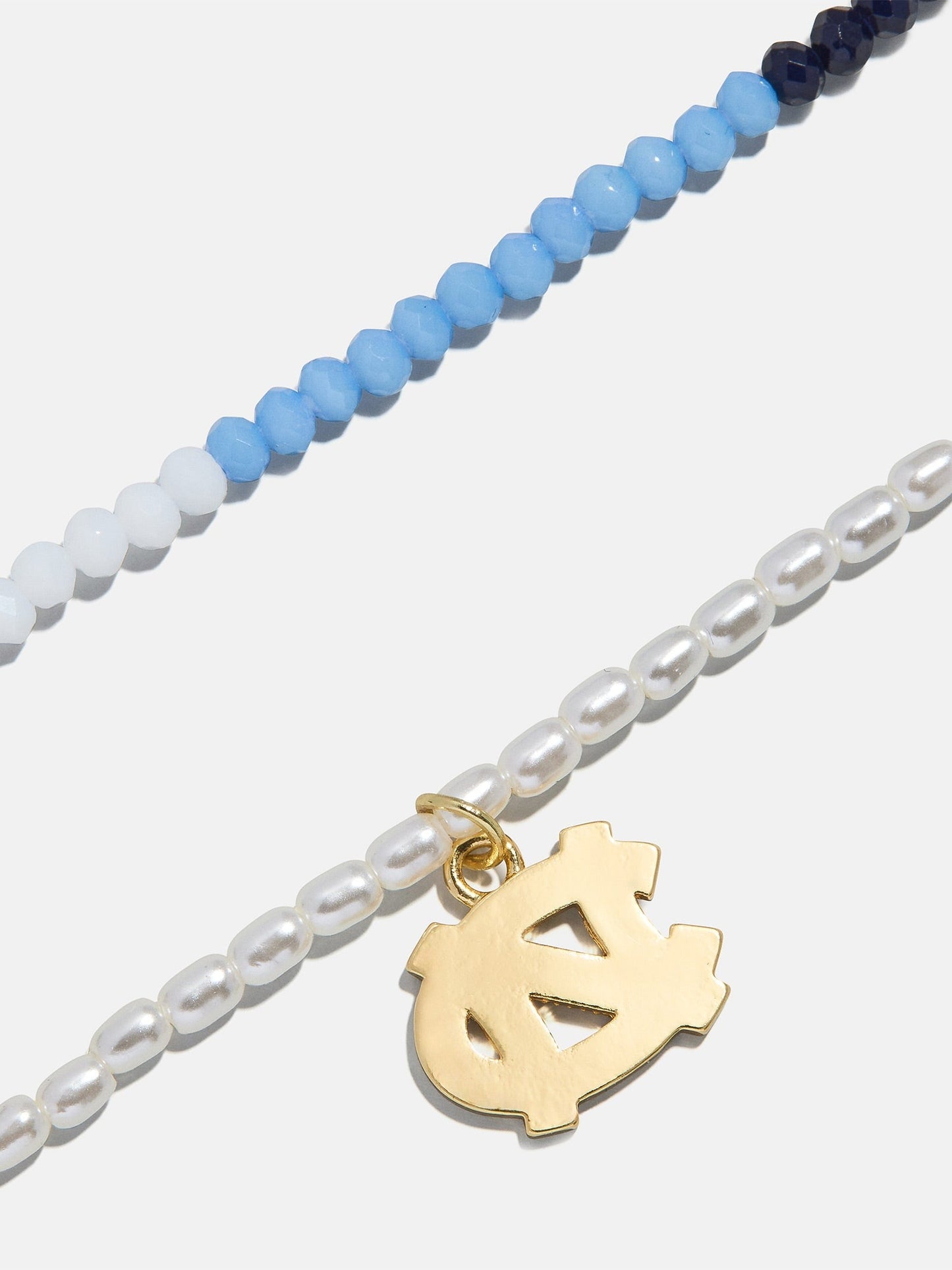 University of North Carolina Beaded Logo Necklace Set - University of North Carolina