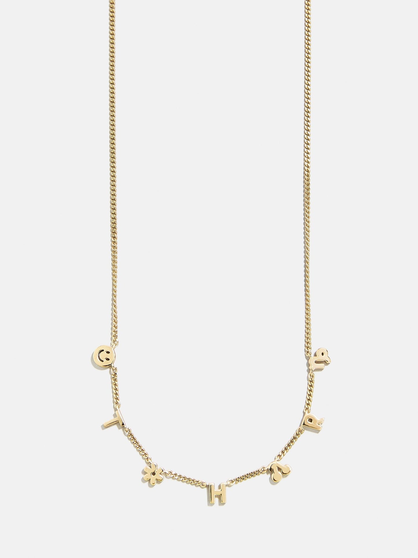 Mini 14K Gold Custom Icon Necklace - 14K Gold