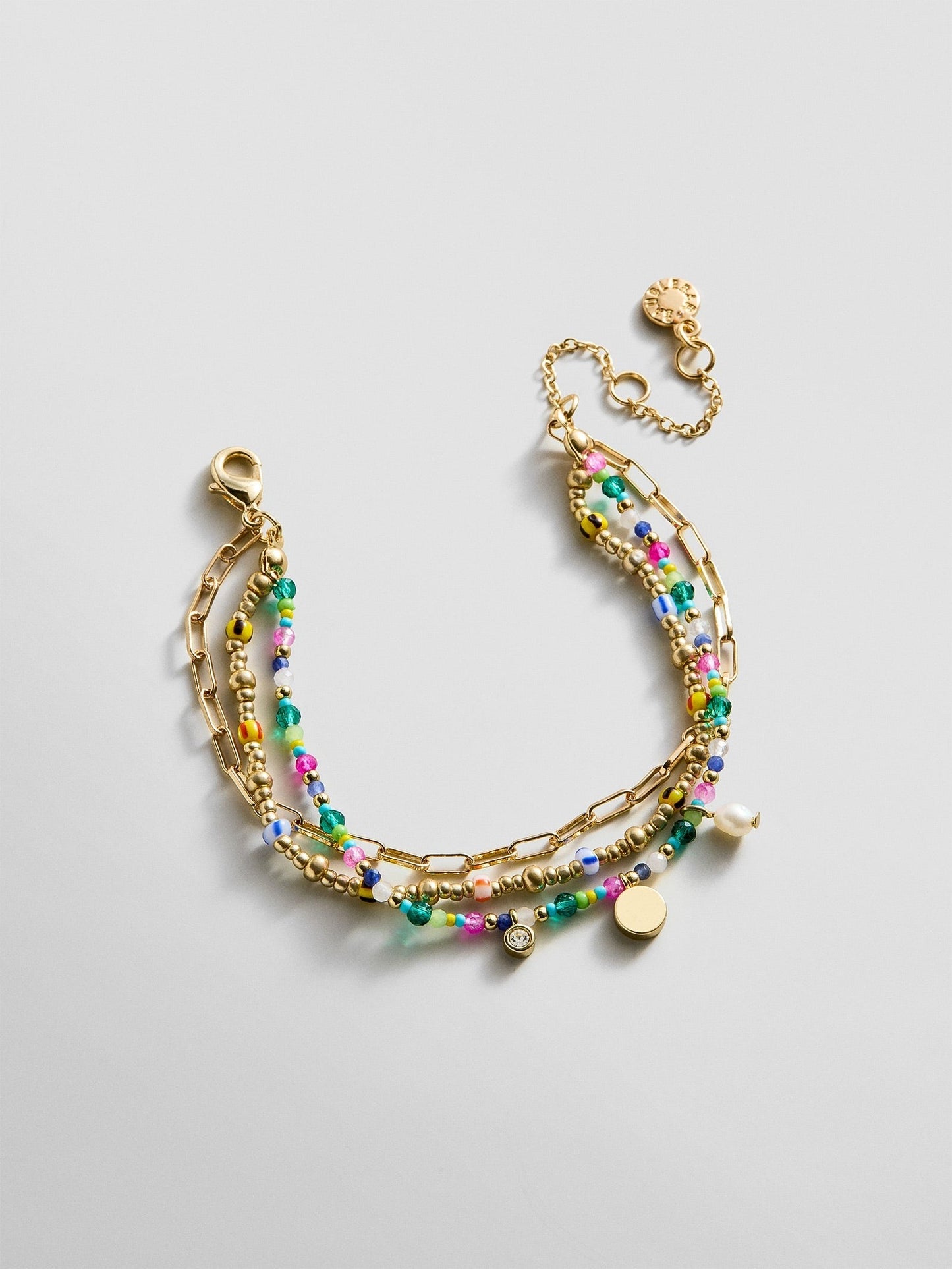 Rowan Semi-Precious Layered Bracelet - St. Tropez