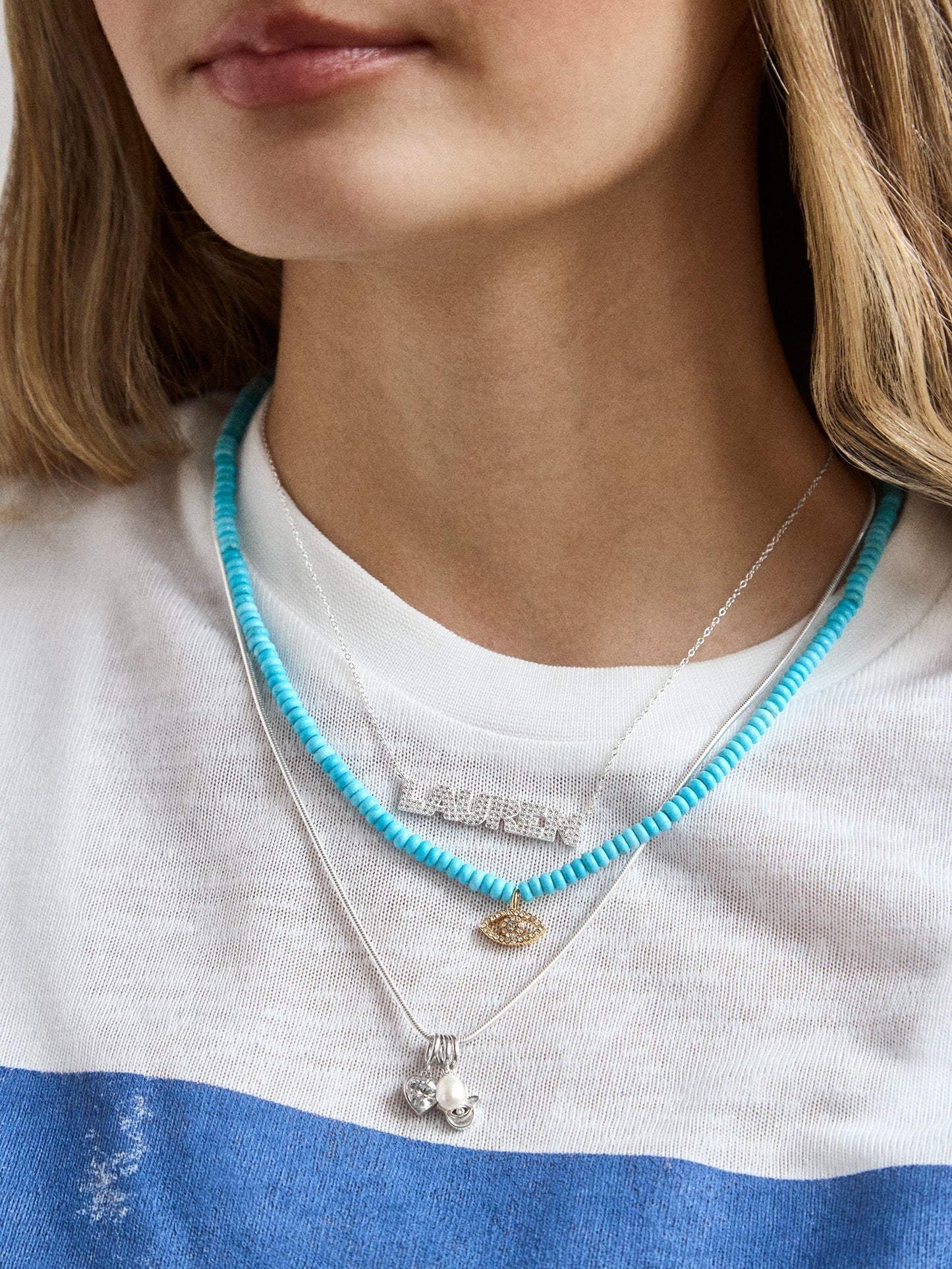 14K Gold Custom Nameplate Necklace - Bold