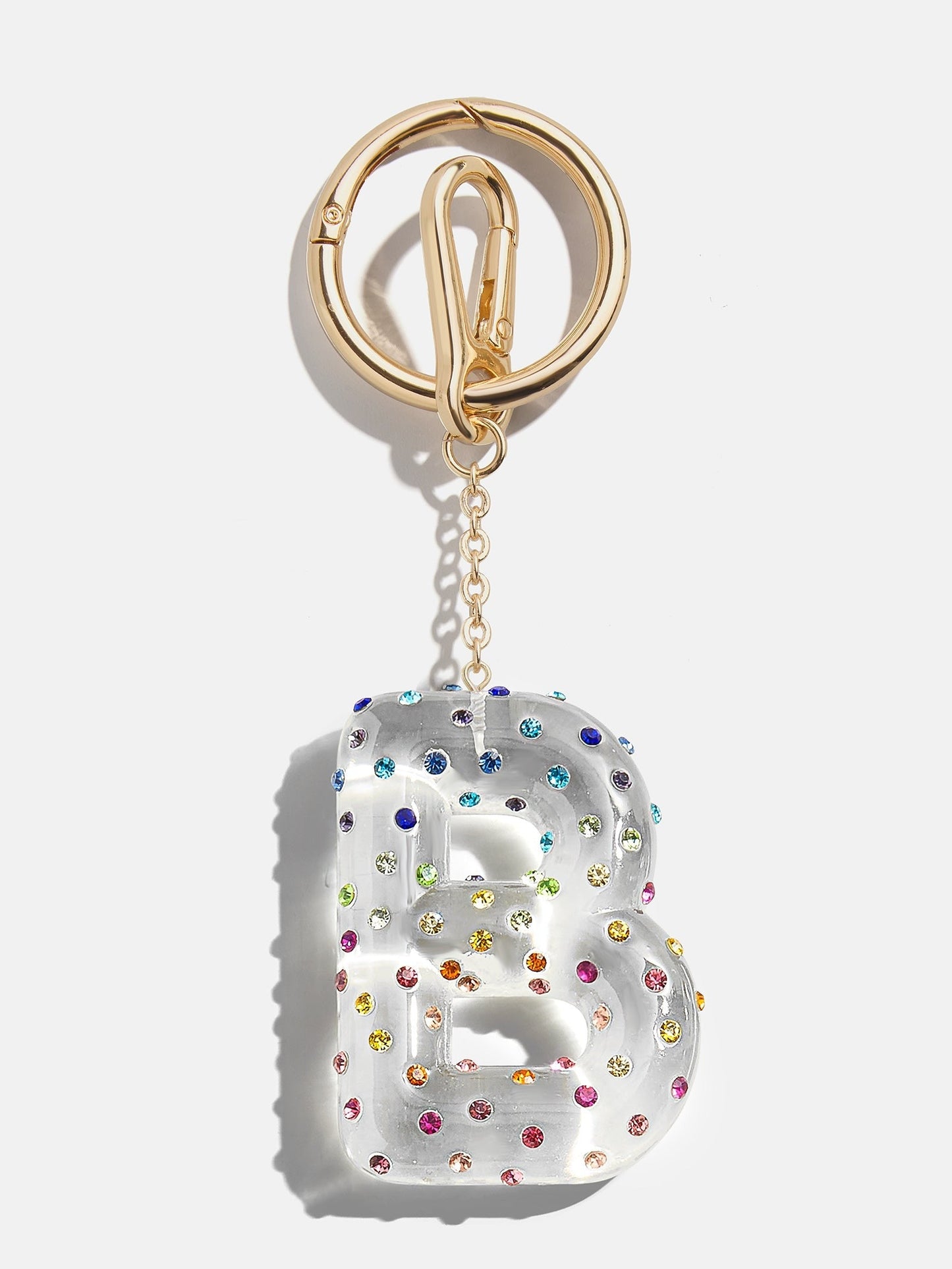 Confetti Initial Bag Charm - Multi