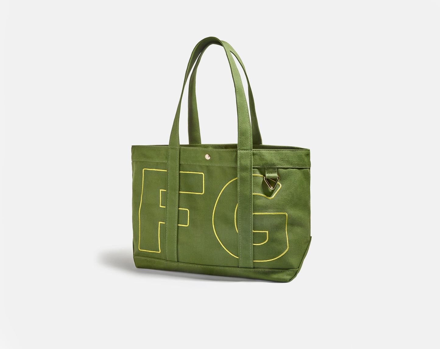 Solid Custom Alpha Tote - Olive Green