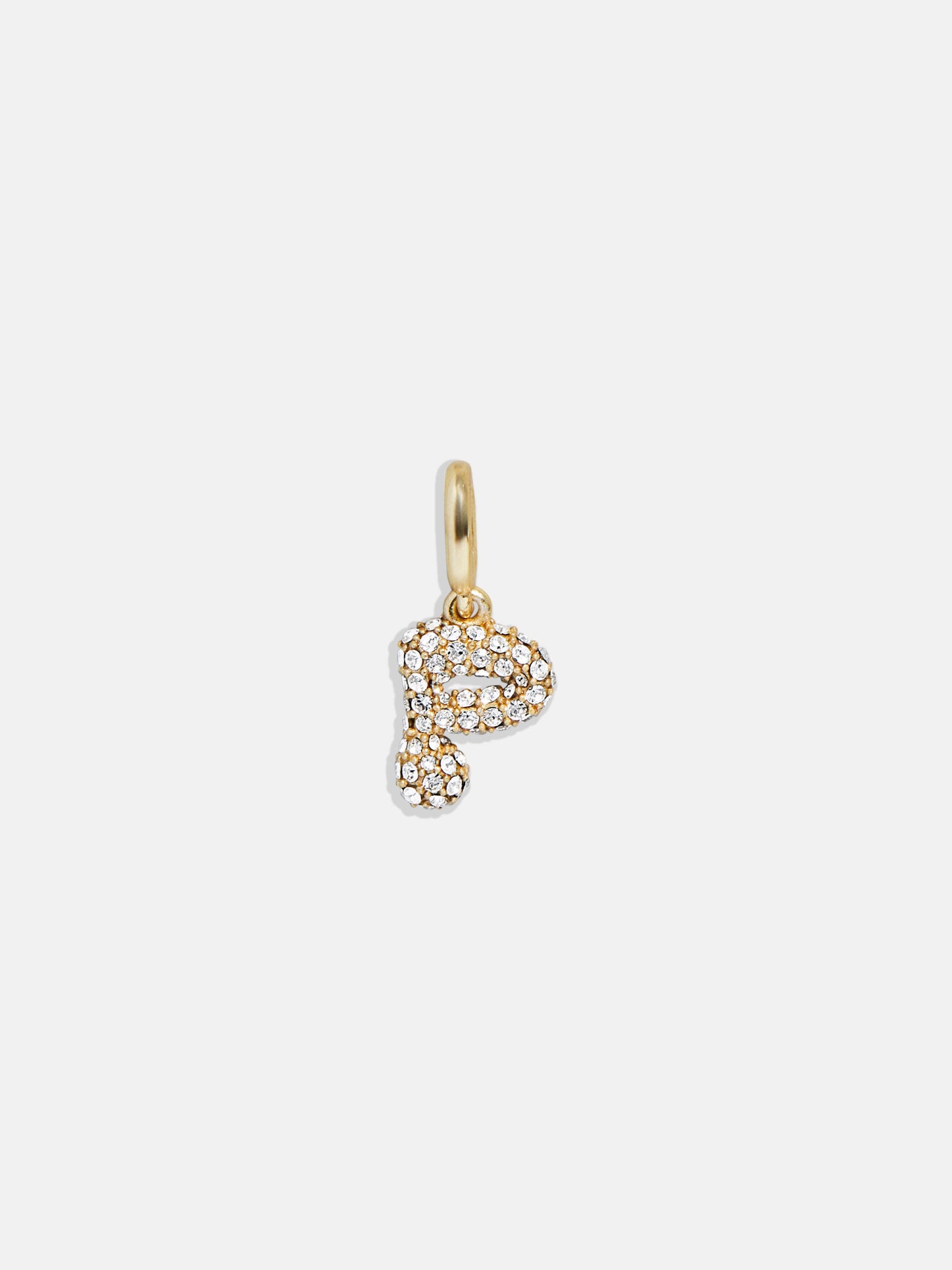 Pavé Bubble Initial Cluster Charm - P