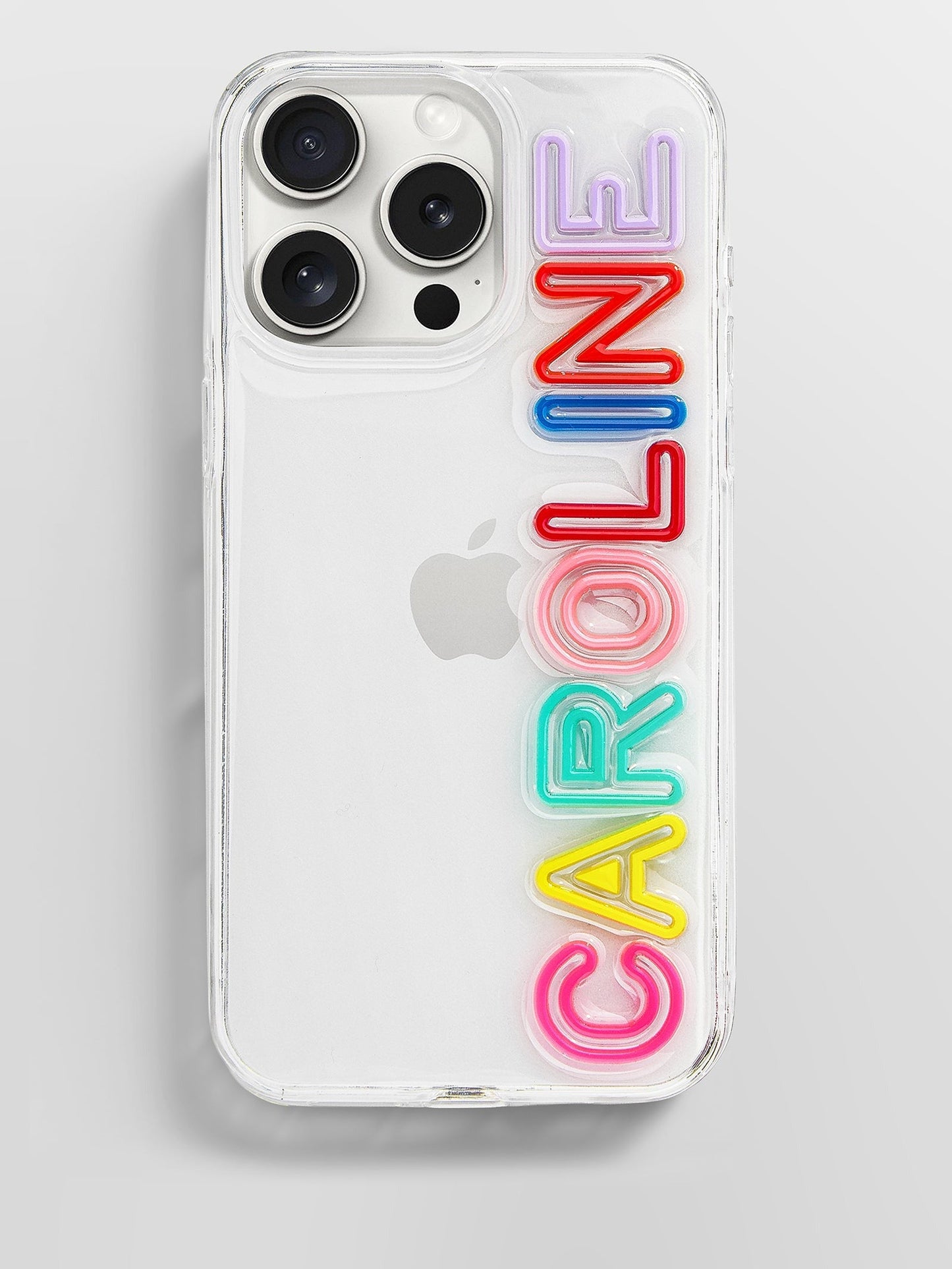 Fine Line Custom iPhone Case - Clear/Multi