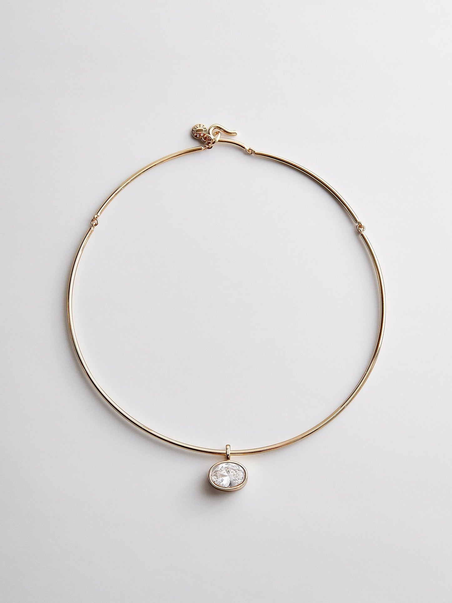 Lexi Crystal Collar Necklace - Gold