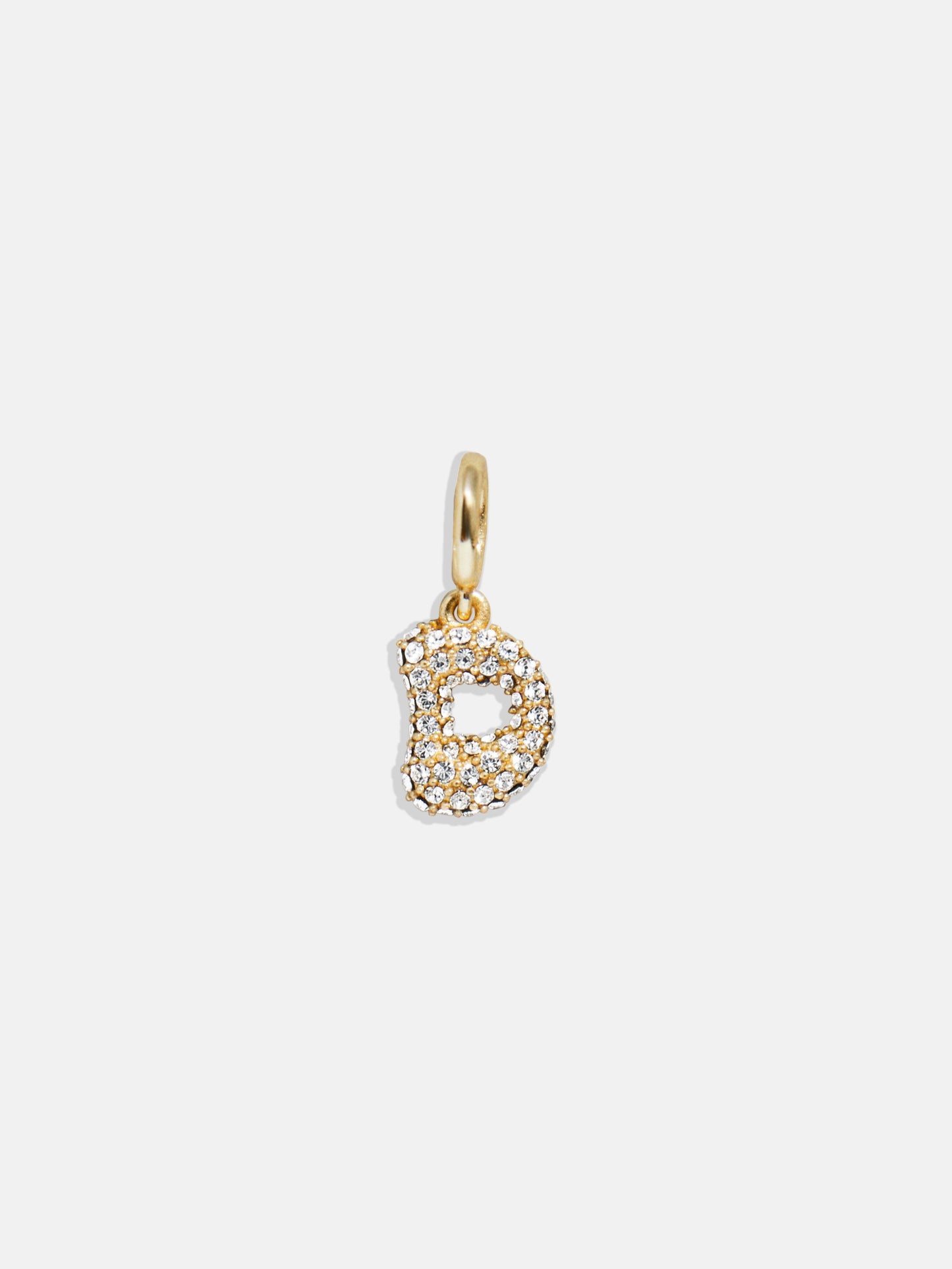 Pavé Bubble Initial Cluster Charm - D