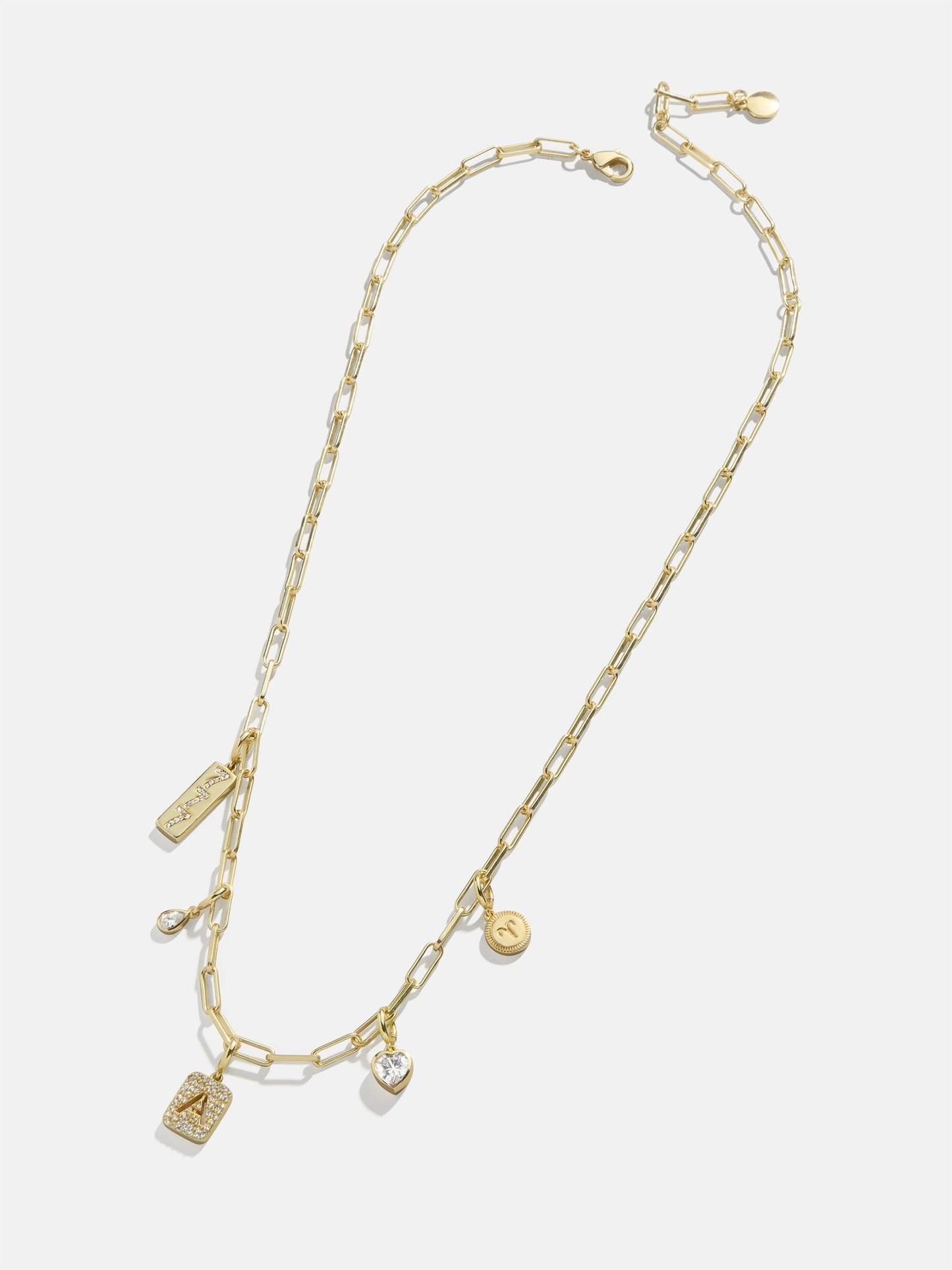Spaced Custom Charm Necklace - Spaced Charm Necklace