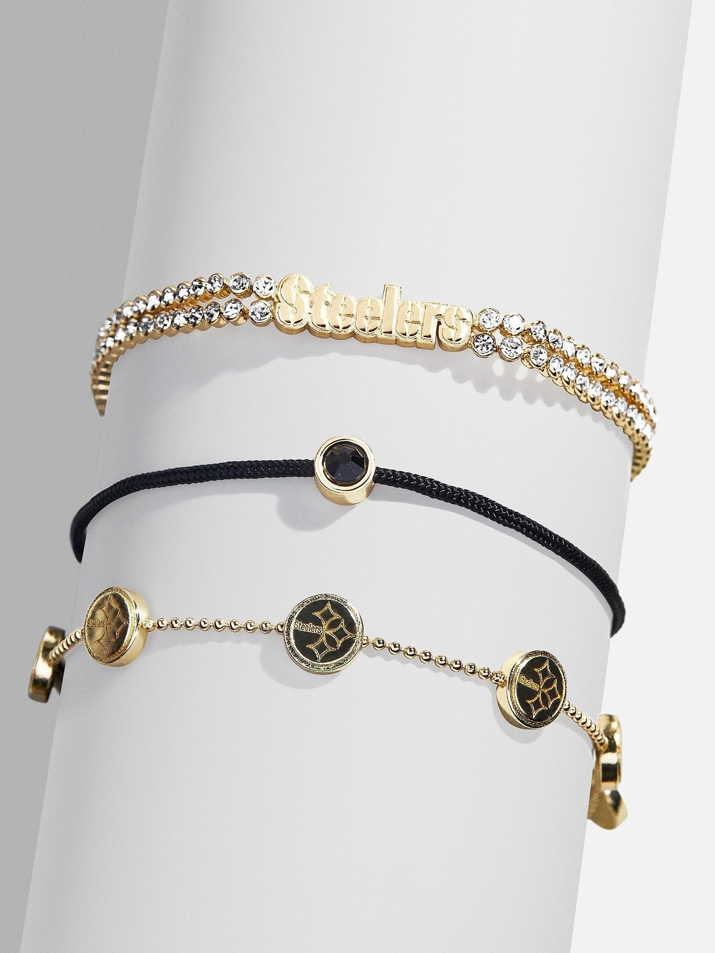 NFL Bracelet Set - Pittsburgh Steelers
