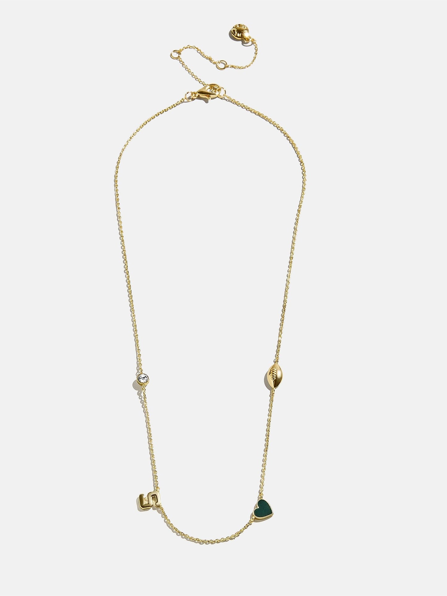 Michigan State University Spaced Charm Necklace - Michigan State University