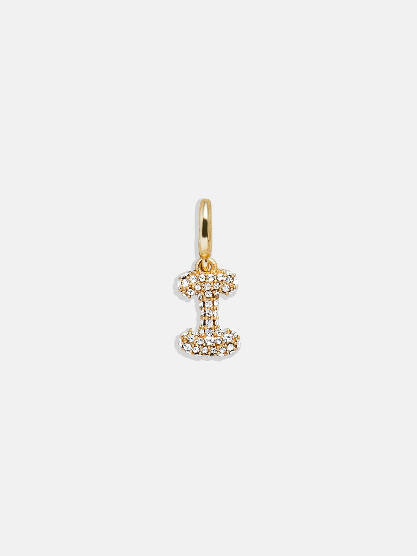 Pavé Bubble Initial Cluster Charm - I