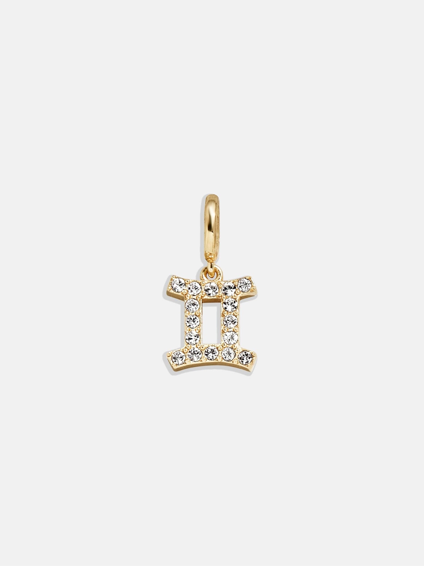 Pavé Zodiac Symbol Cluster Charm - Gemini