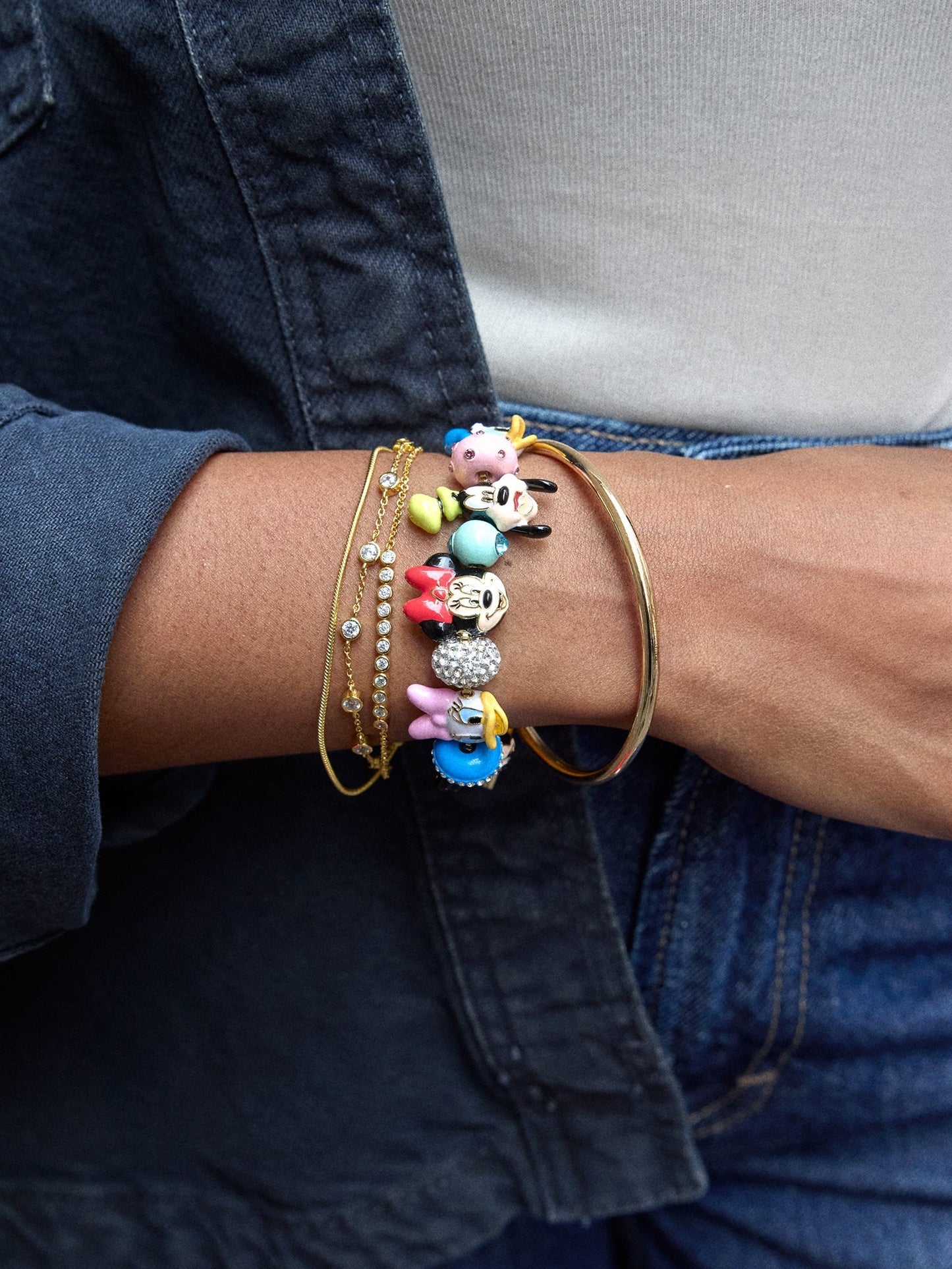 Disney Friends Forever Charm Bracelet - Disney Mickey & Friends Charm Bracelet