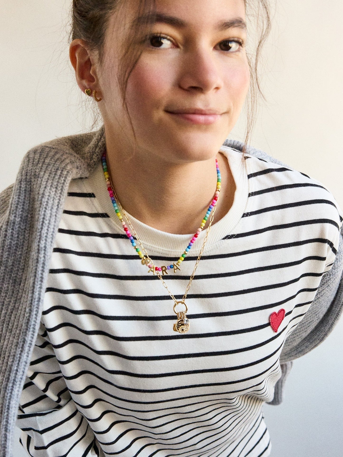 Bead Mine Kids’ Custom Name Necklace - Multi