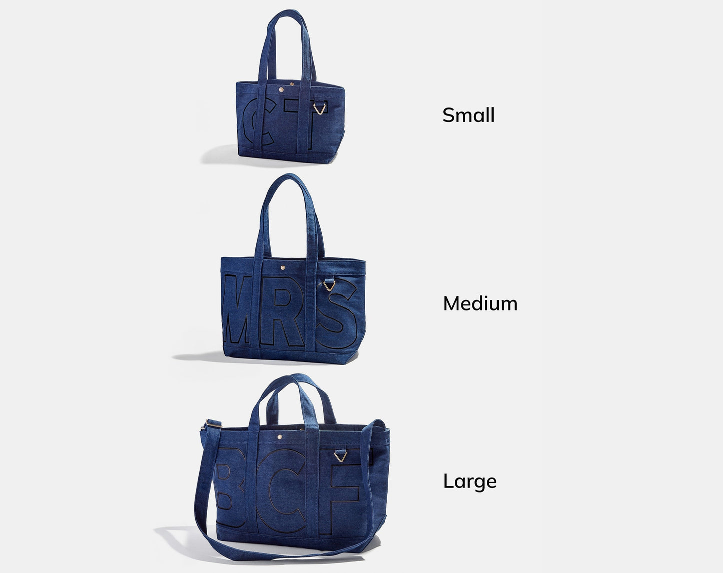 Solid Custom Alpha Tote - Dark Denim