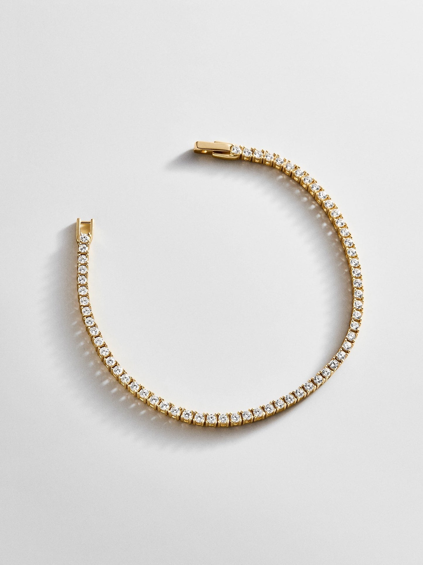 Billie 18K Gold Tennis Bracelet - 18K Gold Plated Sterling Silver