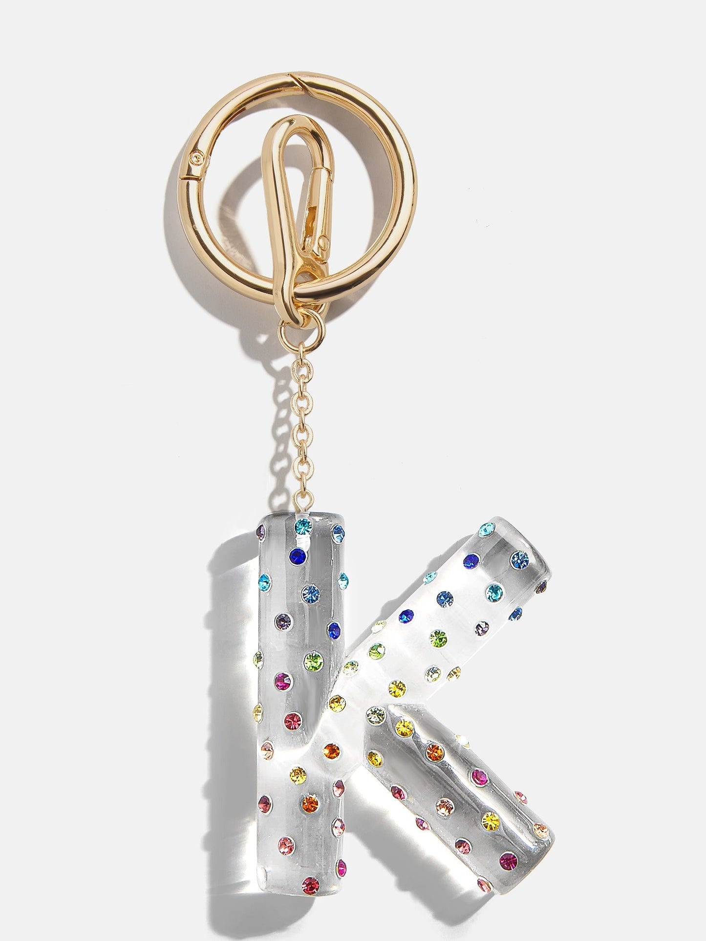 Confetti Initial Bag Charm - Multi