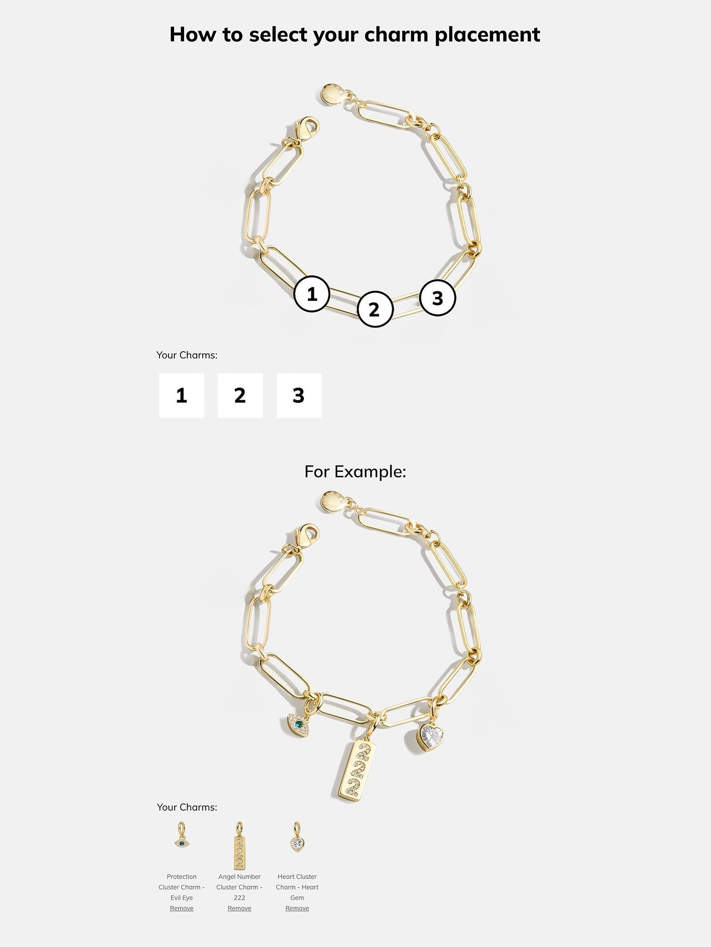 Spaced Custom Charm Bracelet - Spaced Charm Bracelet