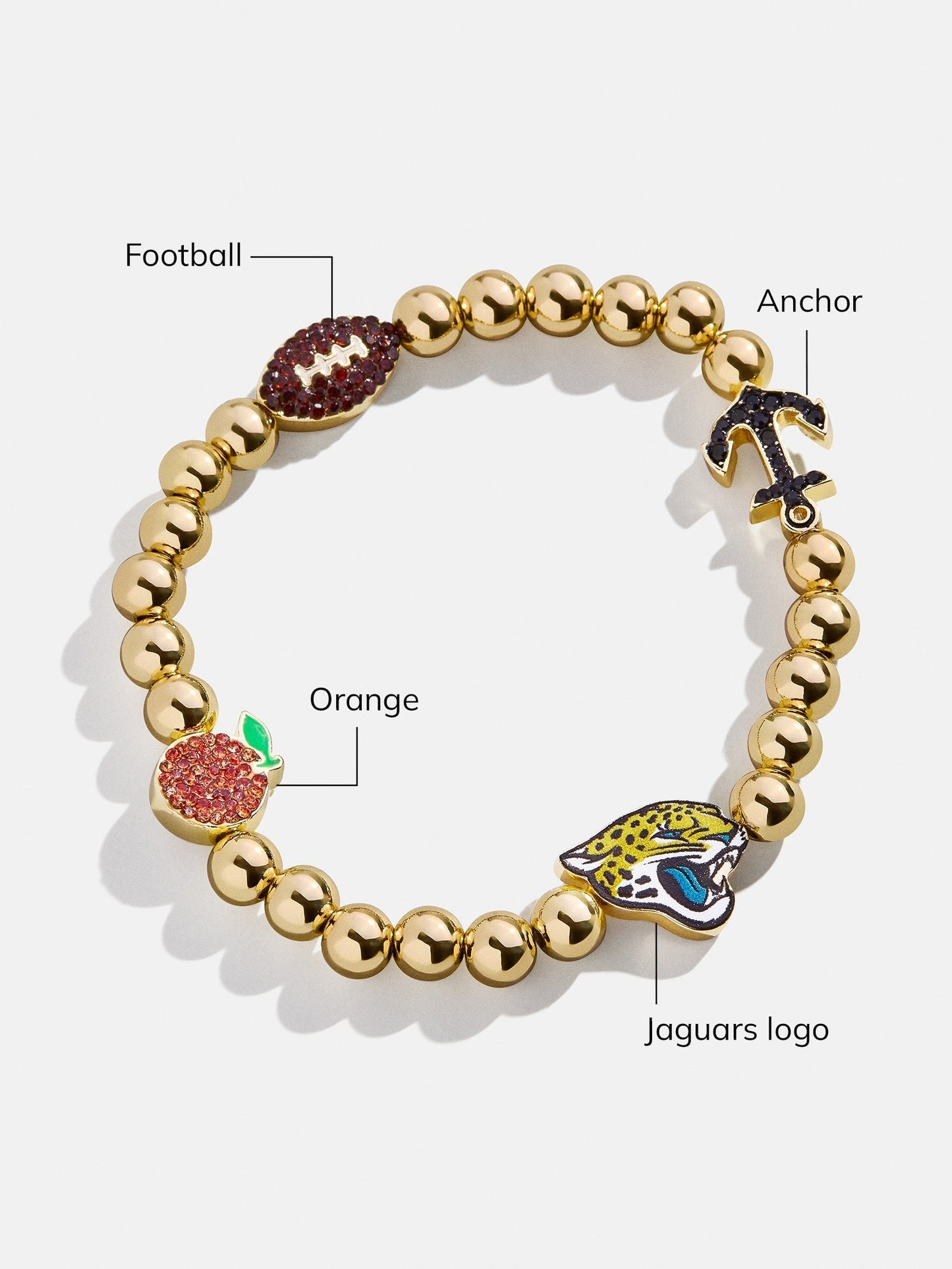 NFL Pisa Charm Bracelet - Jacksonville Jaguars
