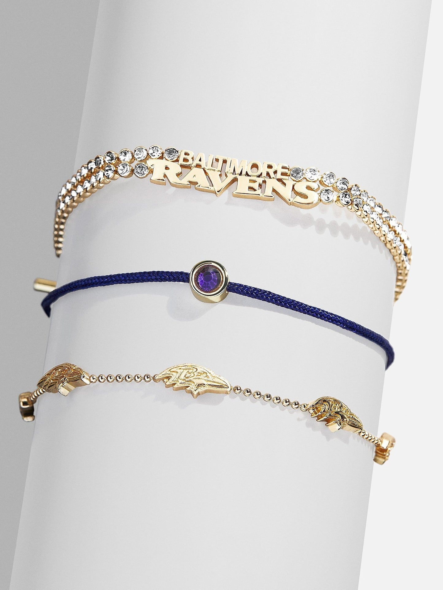 NFL Bracelet Set - Baltimore Ravens