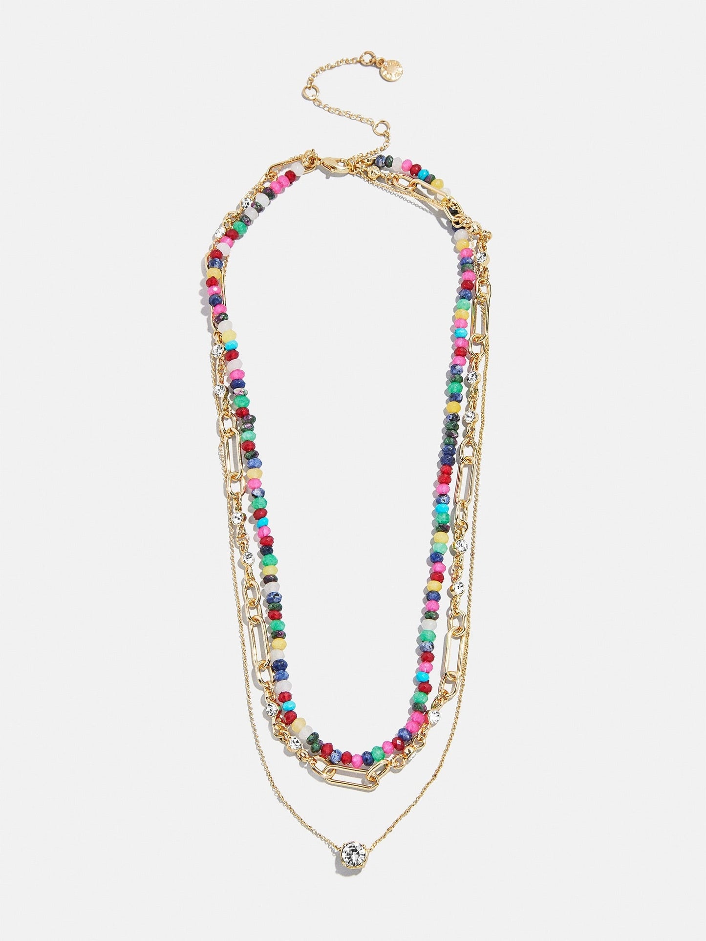 Portia Layered Necklace - Gold/Multi