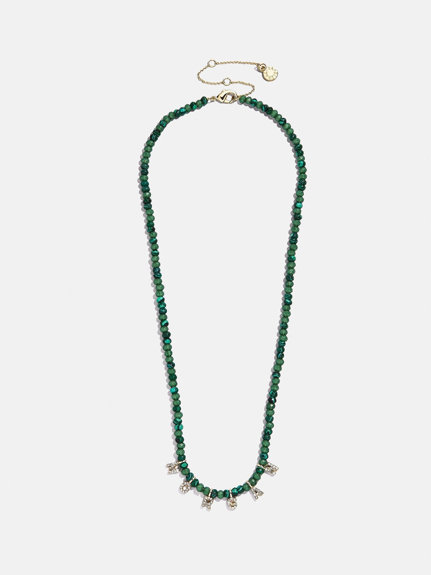Mini Semi-Precious Custom Necklace - Malachite