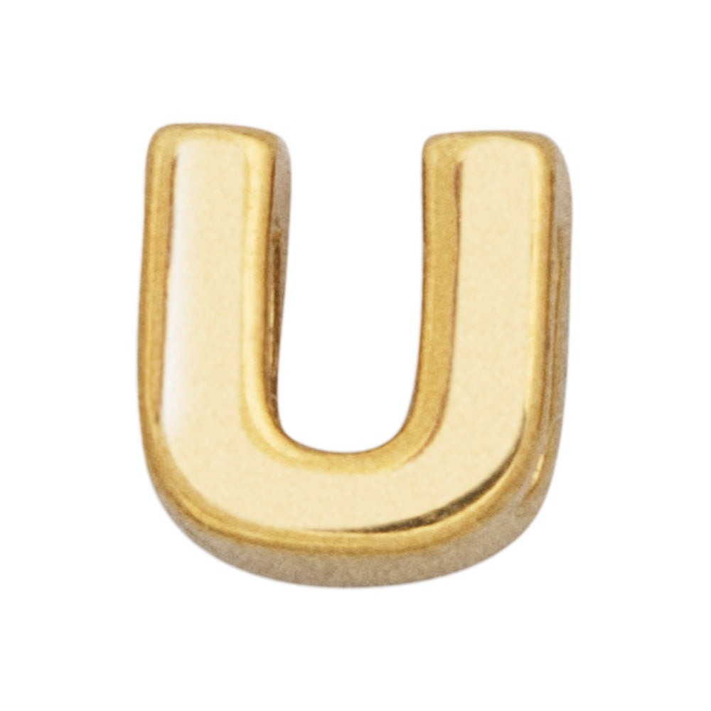 Classic Initial Bead - U