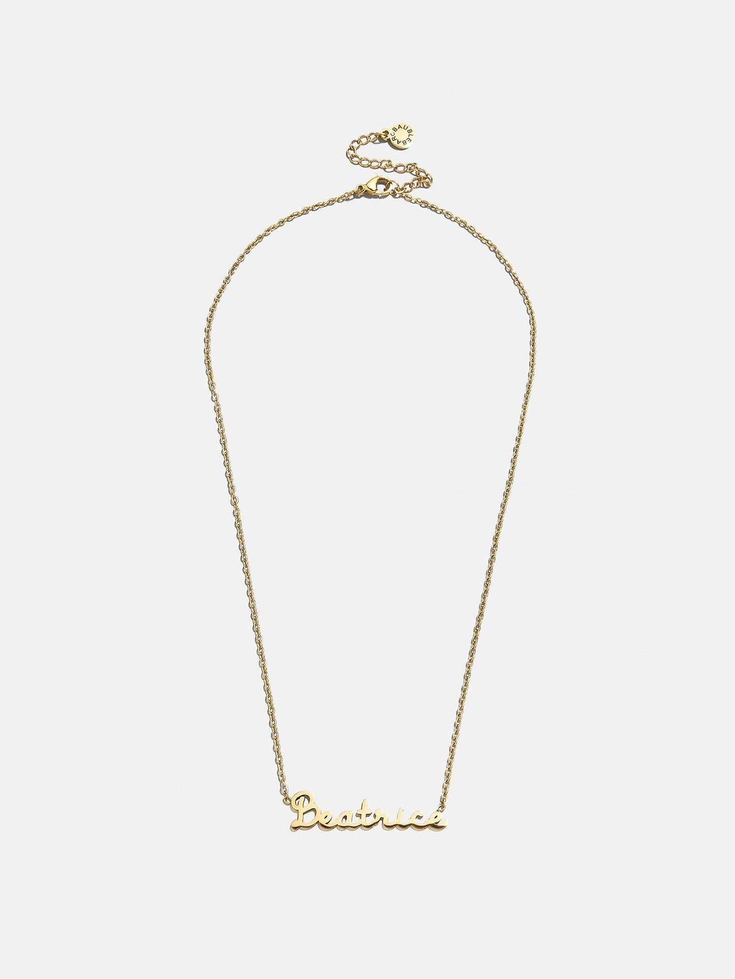 Waterproof Kids’ Custom Nameplate Necklace - Cursive