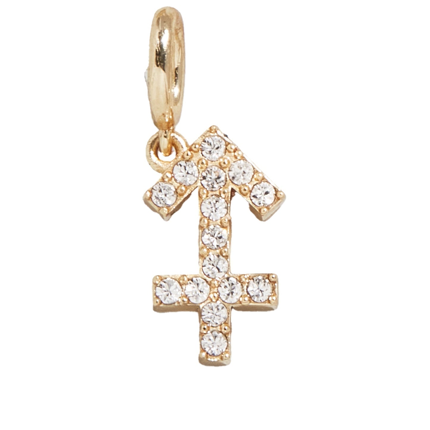 Pavé Zodiac Symbol Cluster Charm - Sagittarius