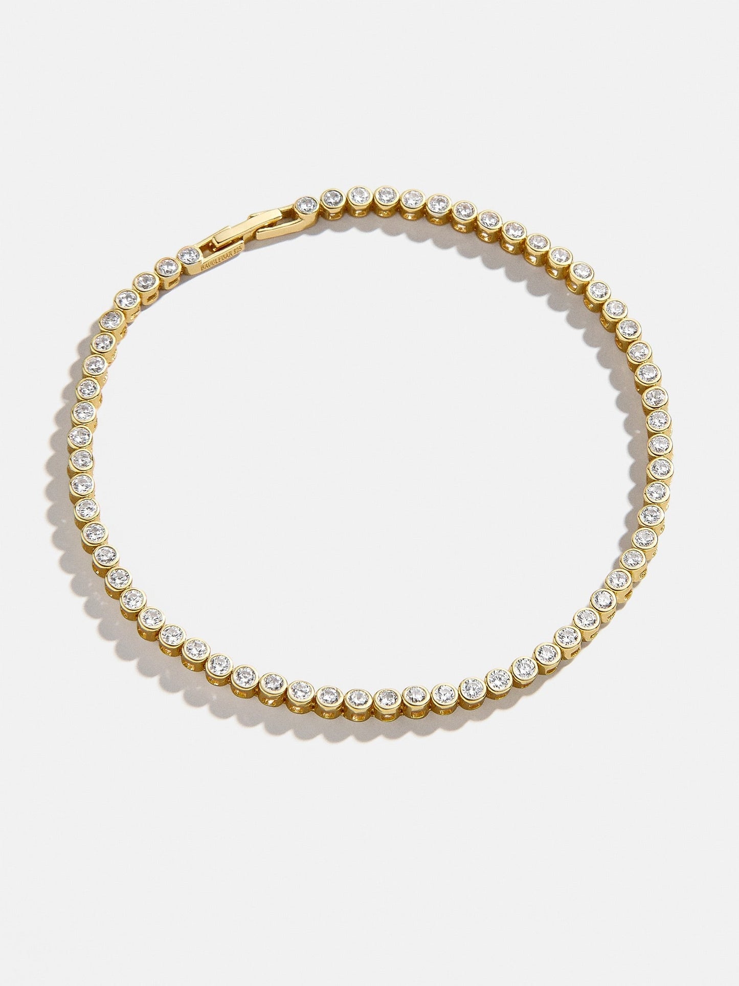 Amalie Tennis Bracelet - Round Bezel