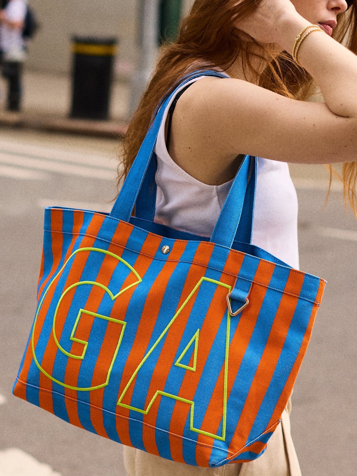 Striped Custom Alpha Tote - Custom Regatta