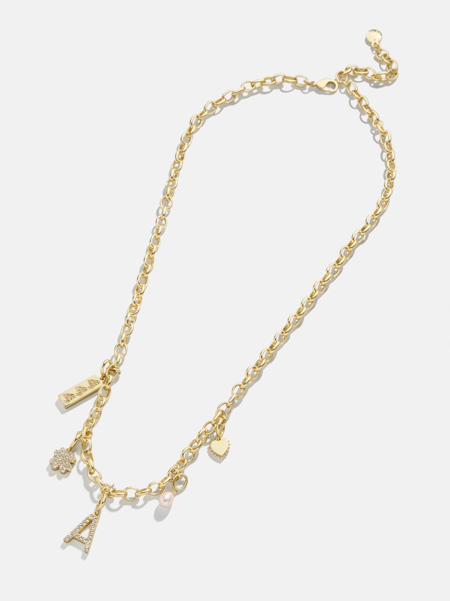 Spaced Custom Charm Necklace - Spaced Charm Necklace