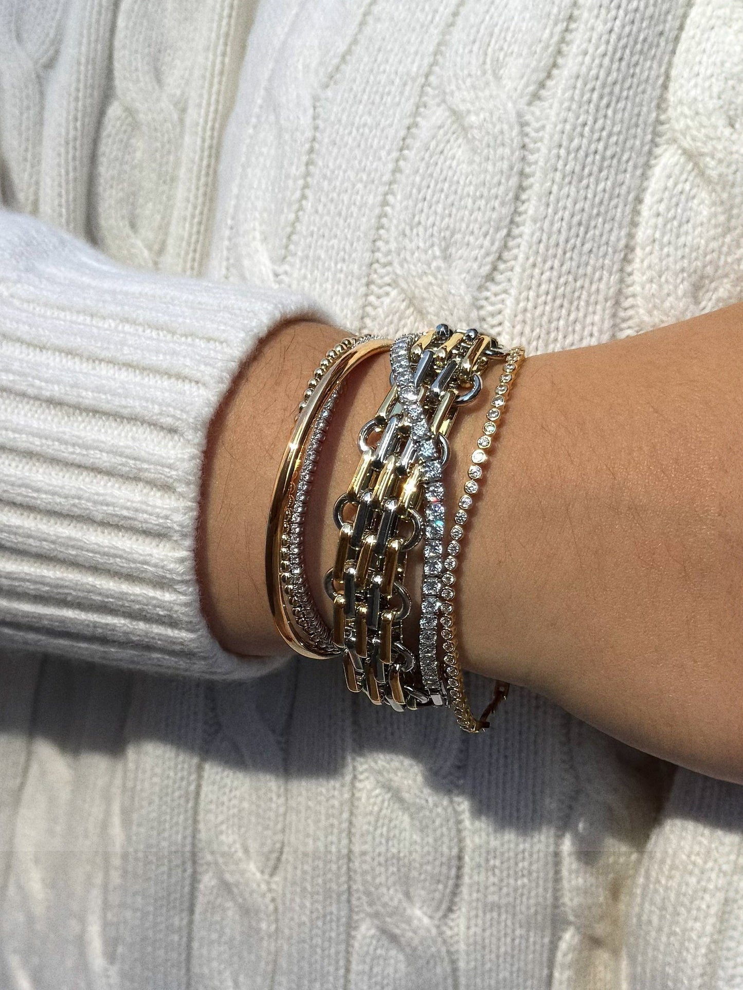 Nexa Chain Bracelet - Gold/Silver
